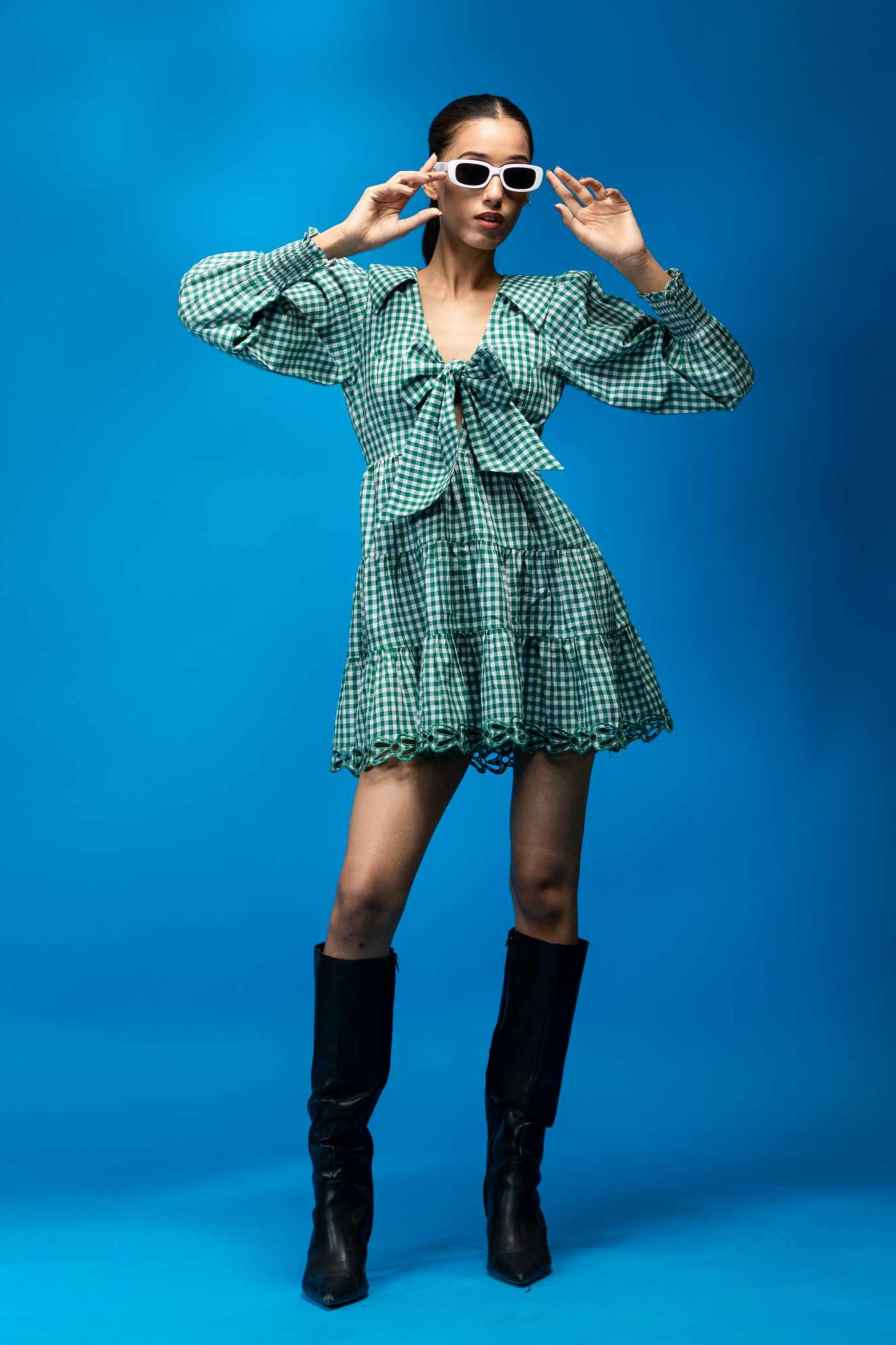 Wavelet Cutwork Dress