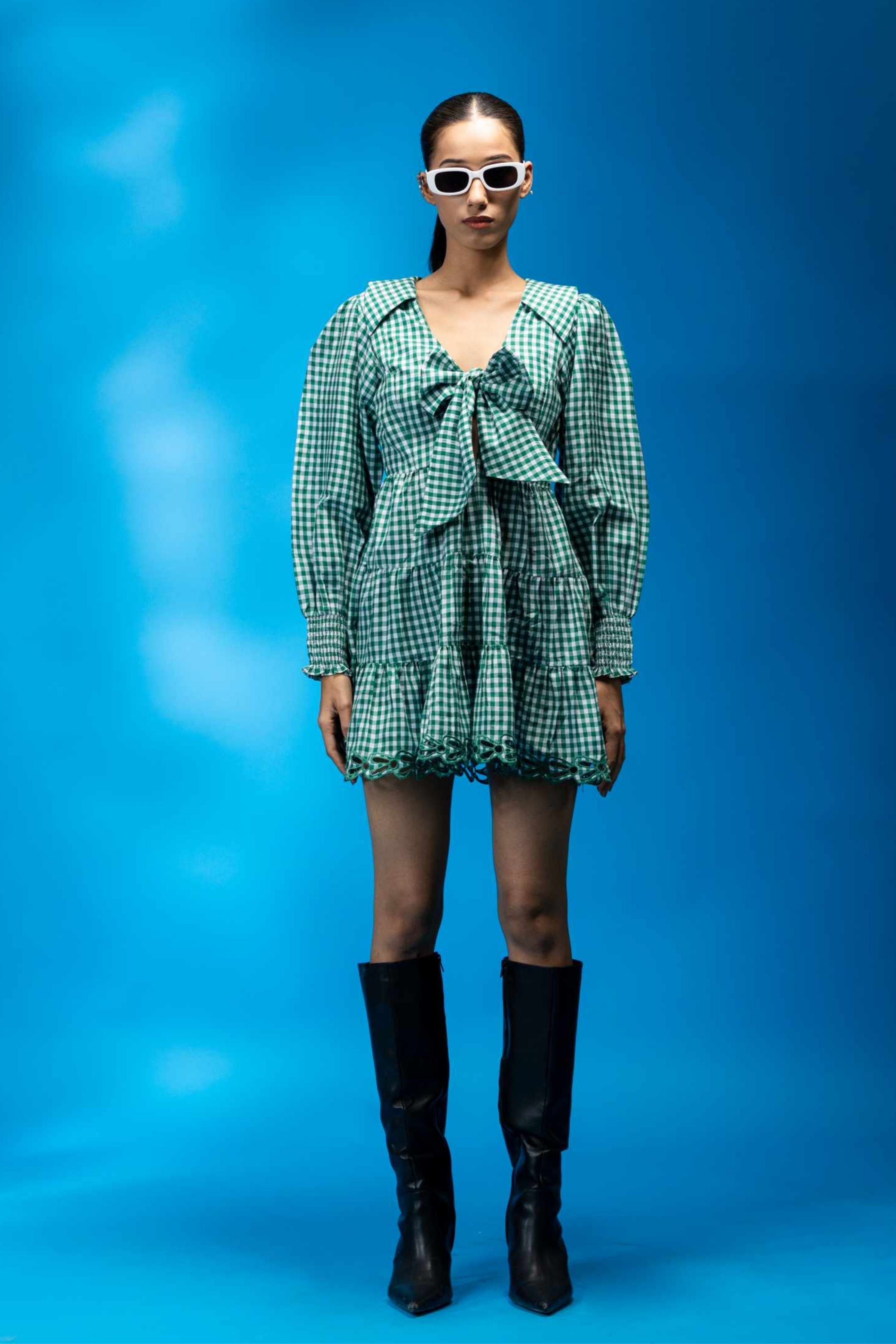 Wavelet Cutwork Dress