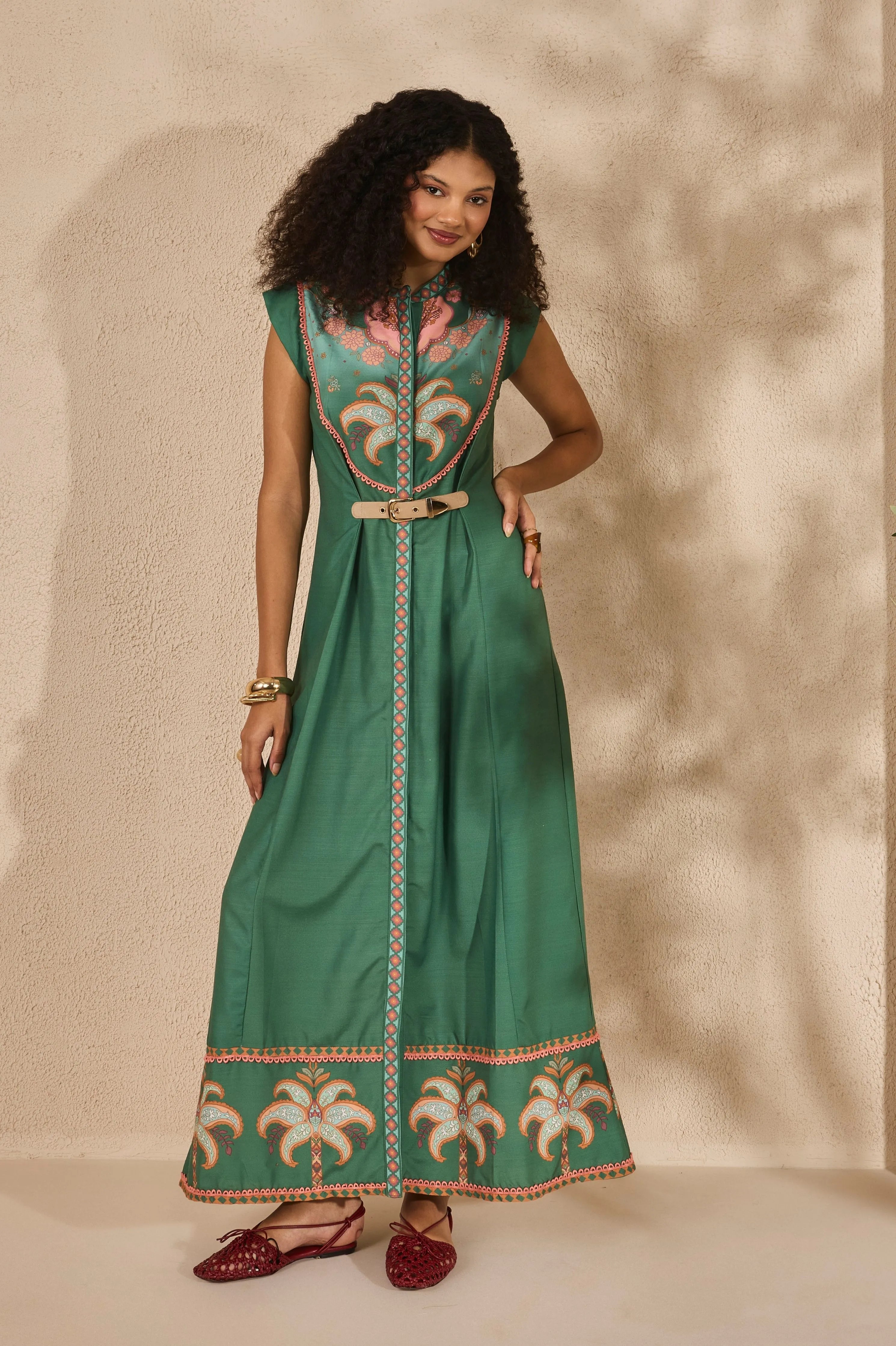 Palma Green Dress