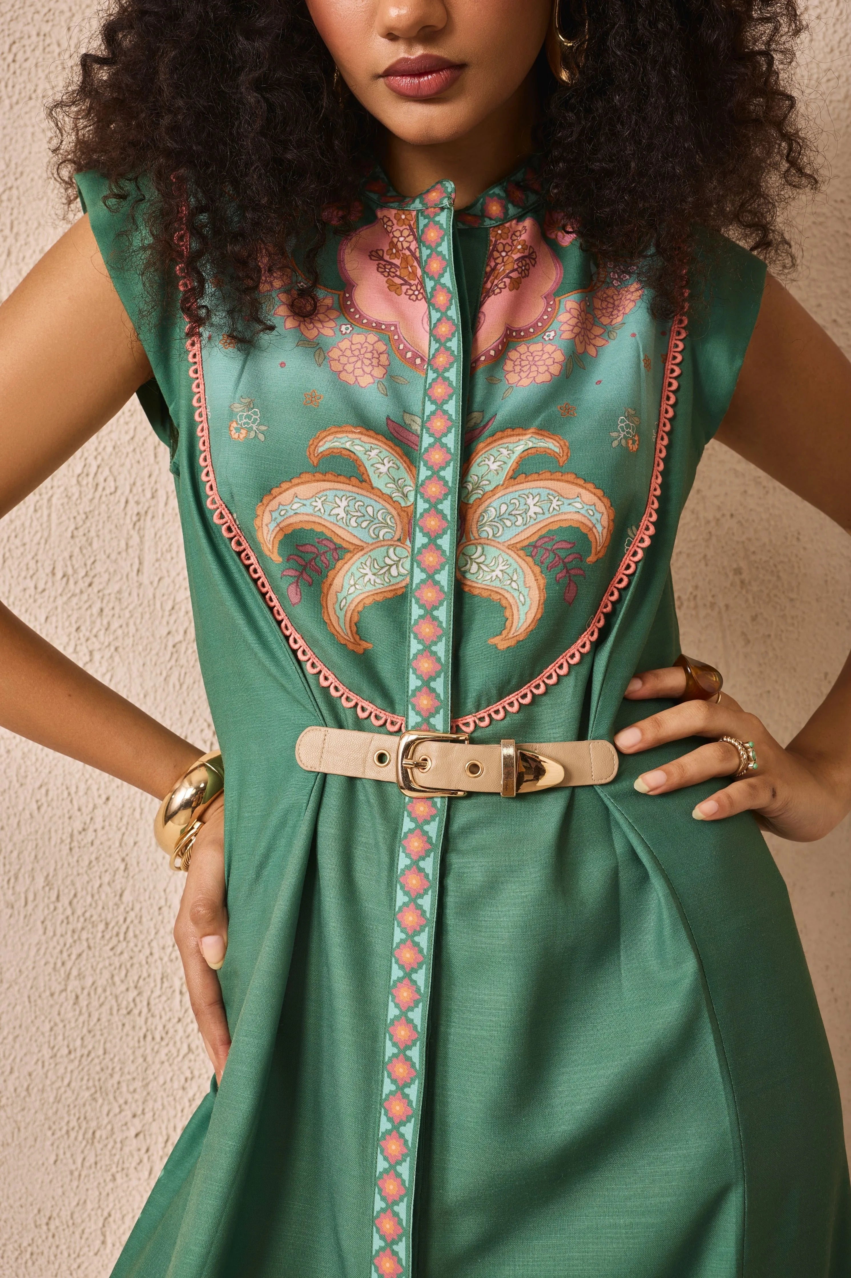 Palma Green Dress