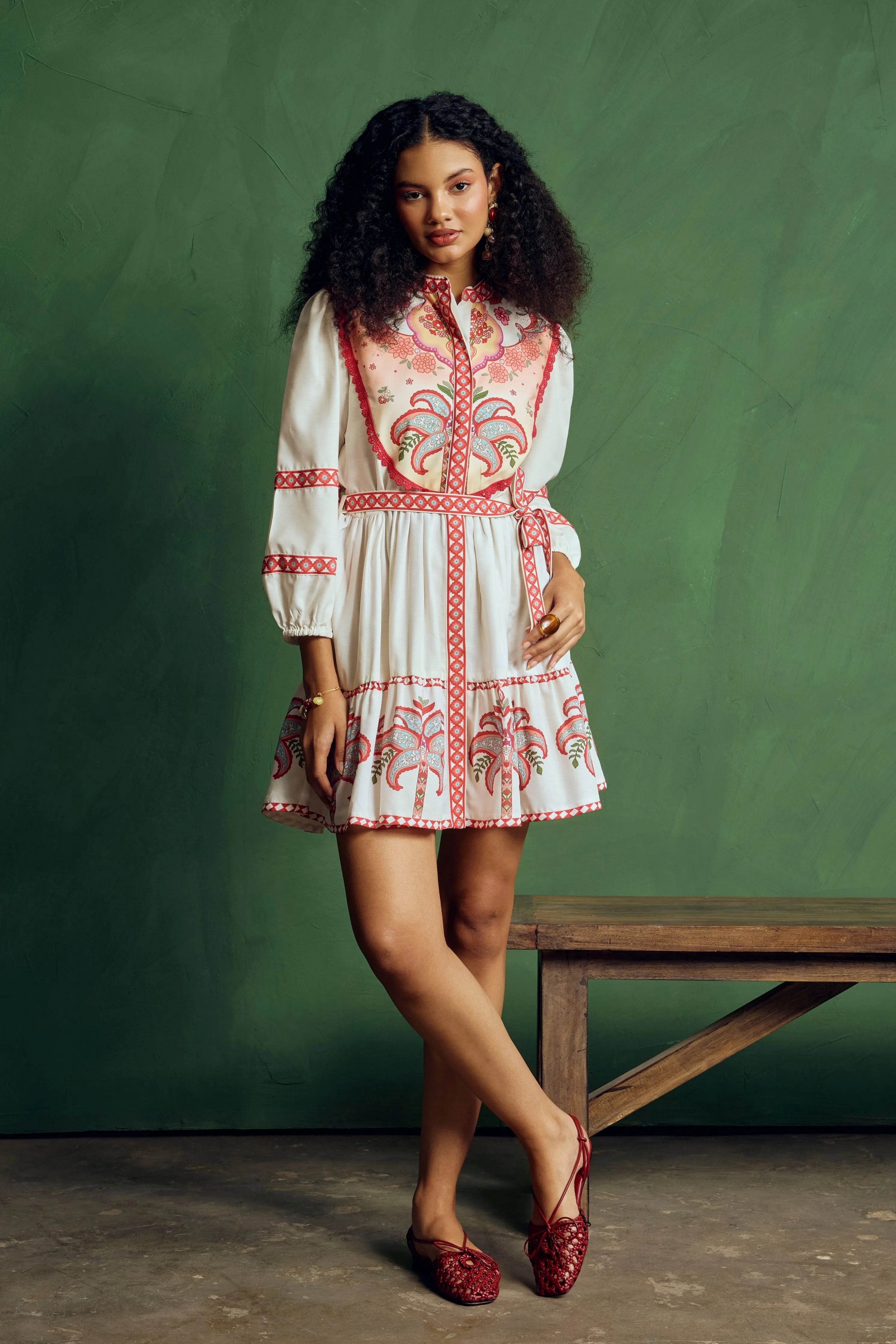 Ivory Poppy Dress