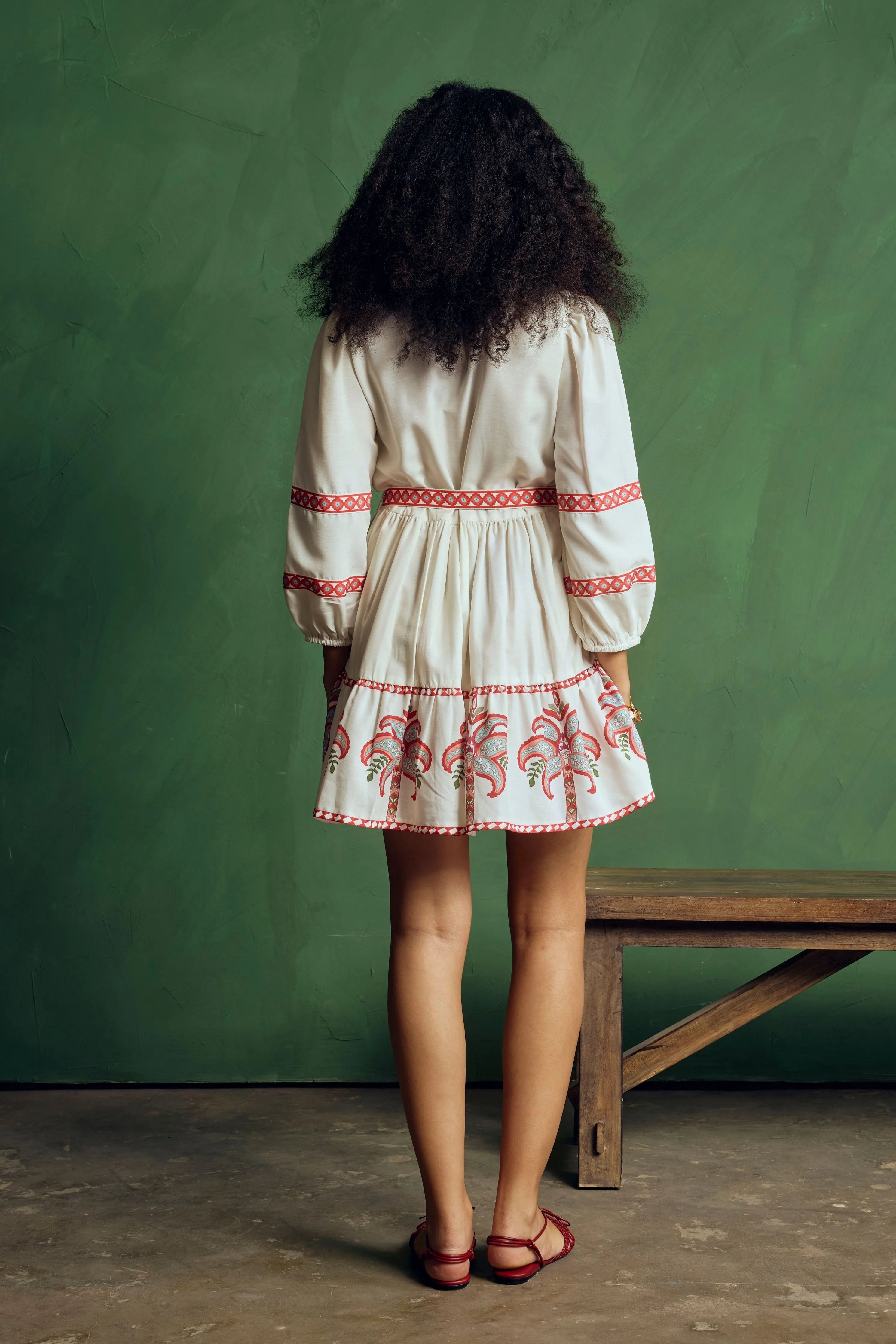 Ivory Poppy Dress