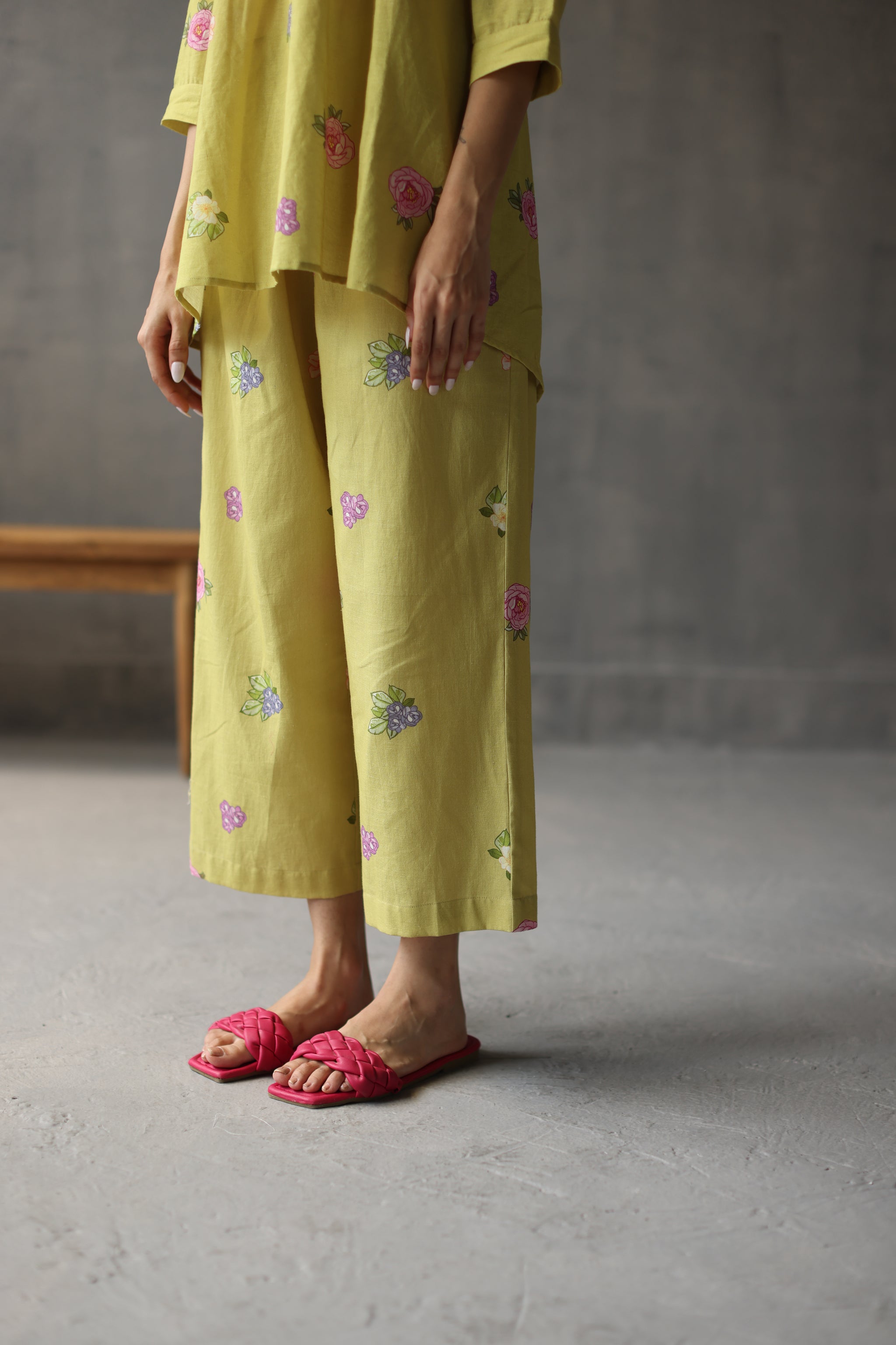 Water Lily Pants Lime