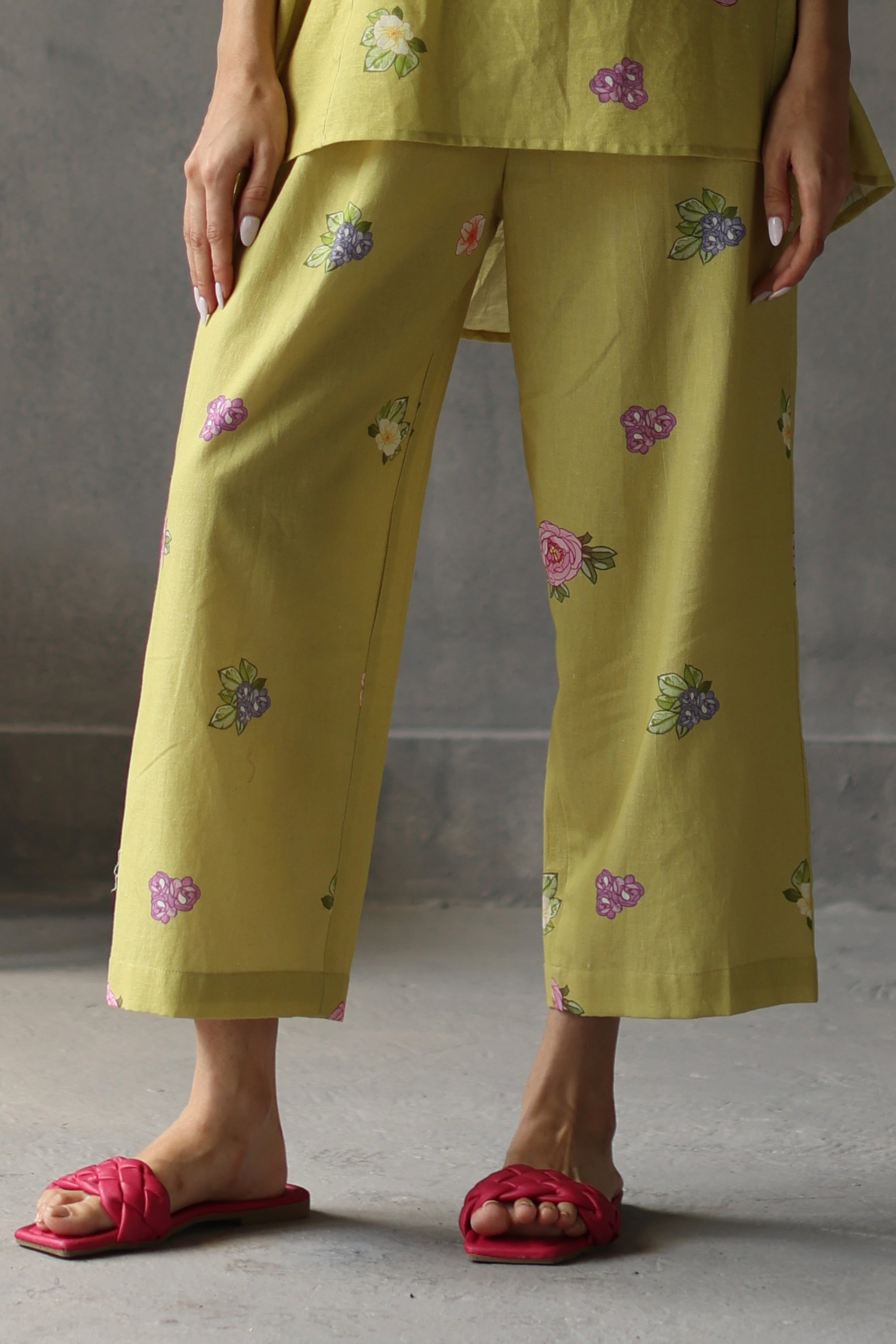 Water Lily Pants Lime