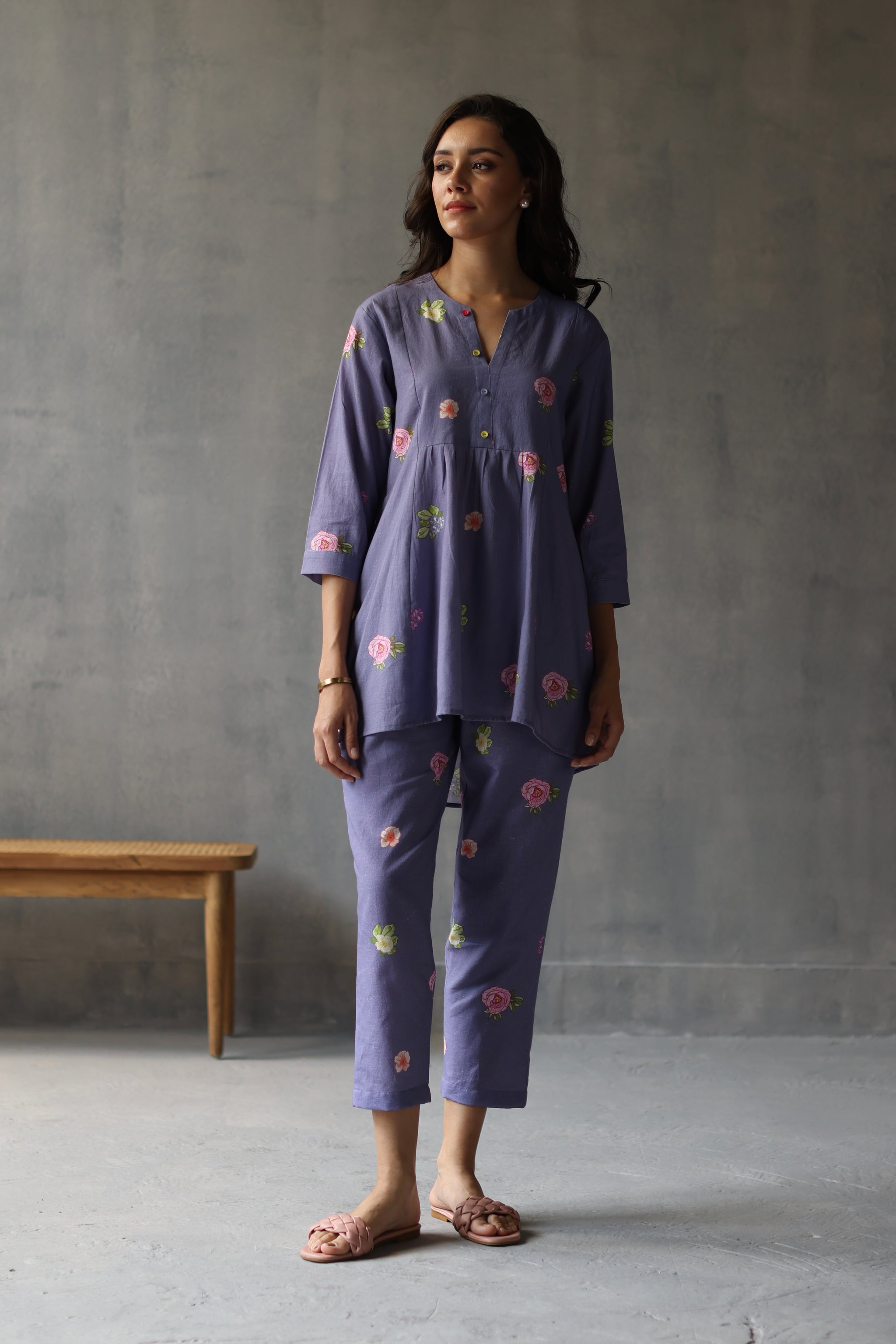 Water Lily Pants Periwinkle