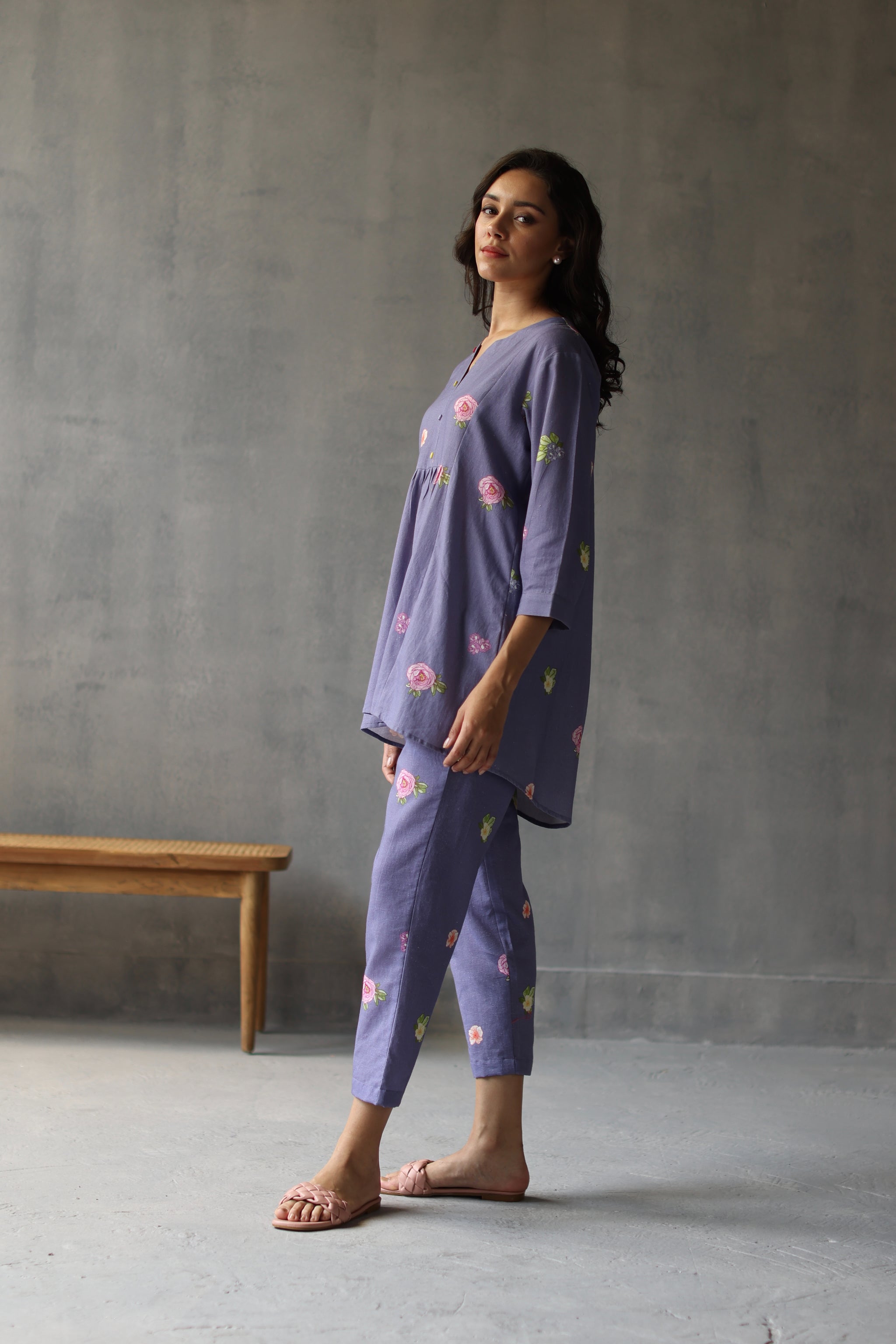 Water Lily Pants Periwinkle