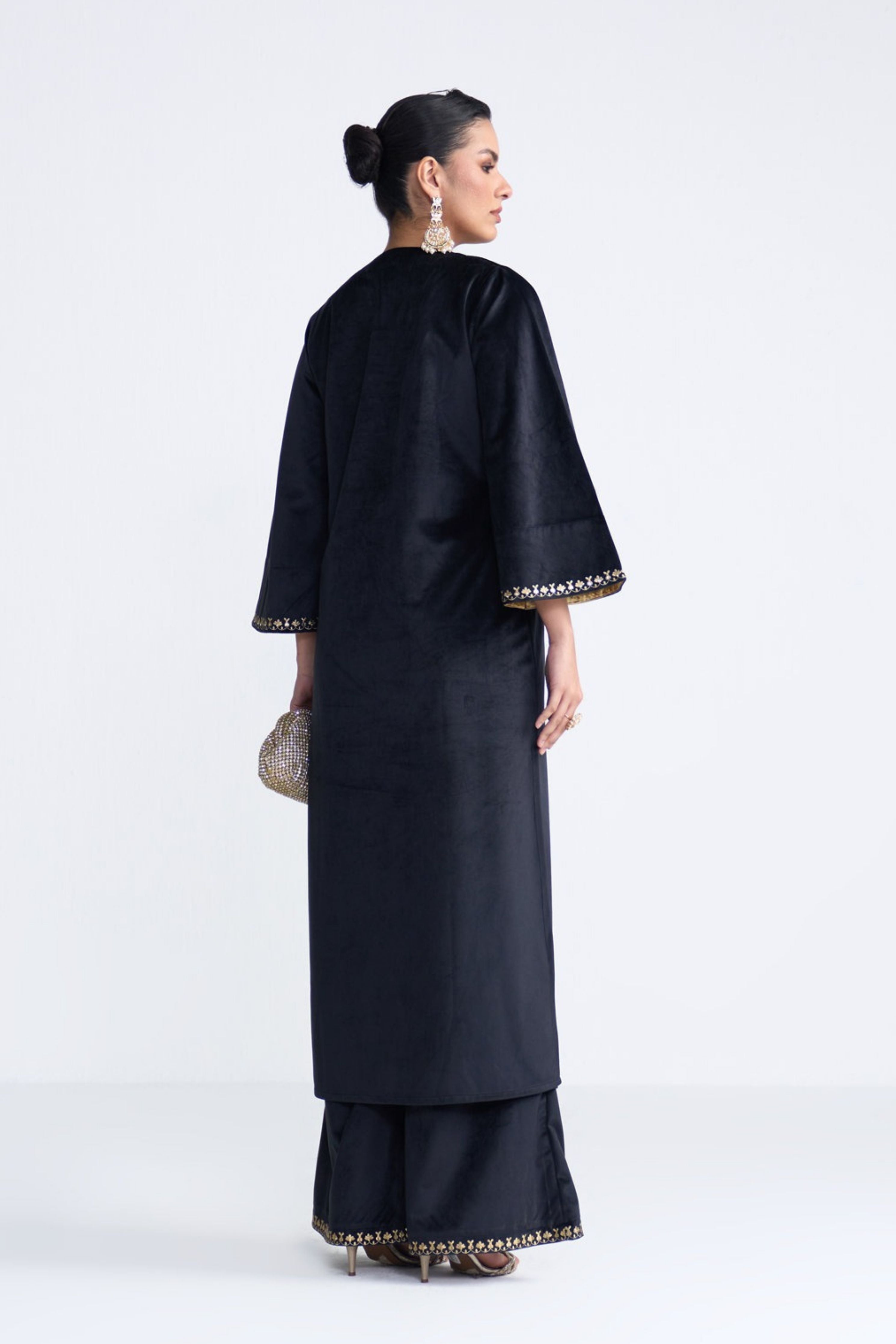 Nova Black Kaftan