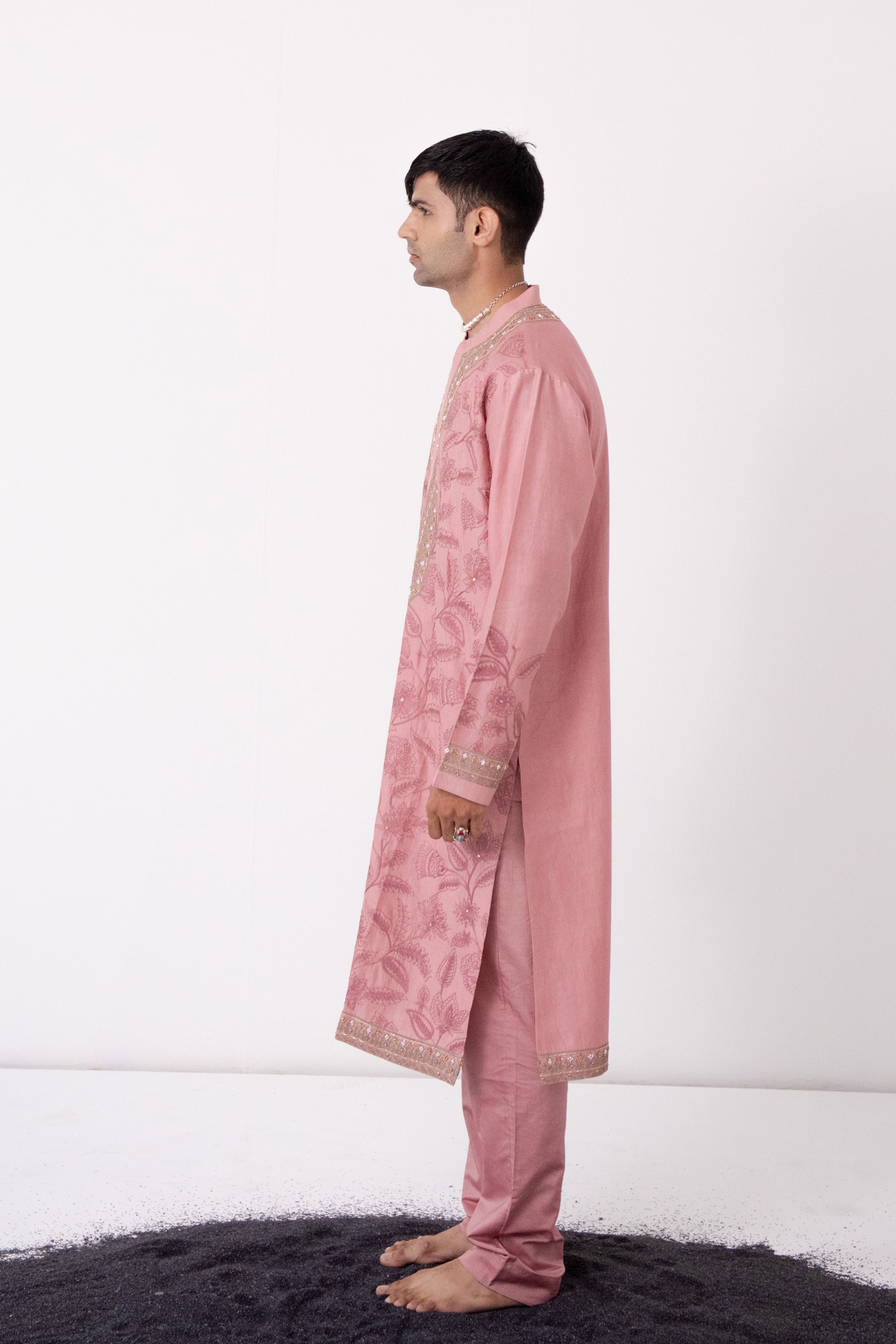Old Rose Rosy Kurta Set