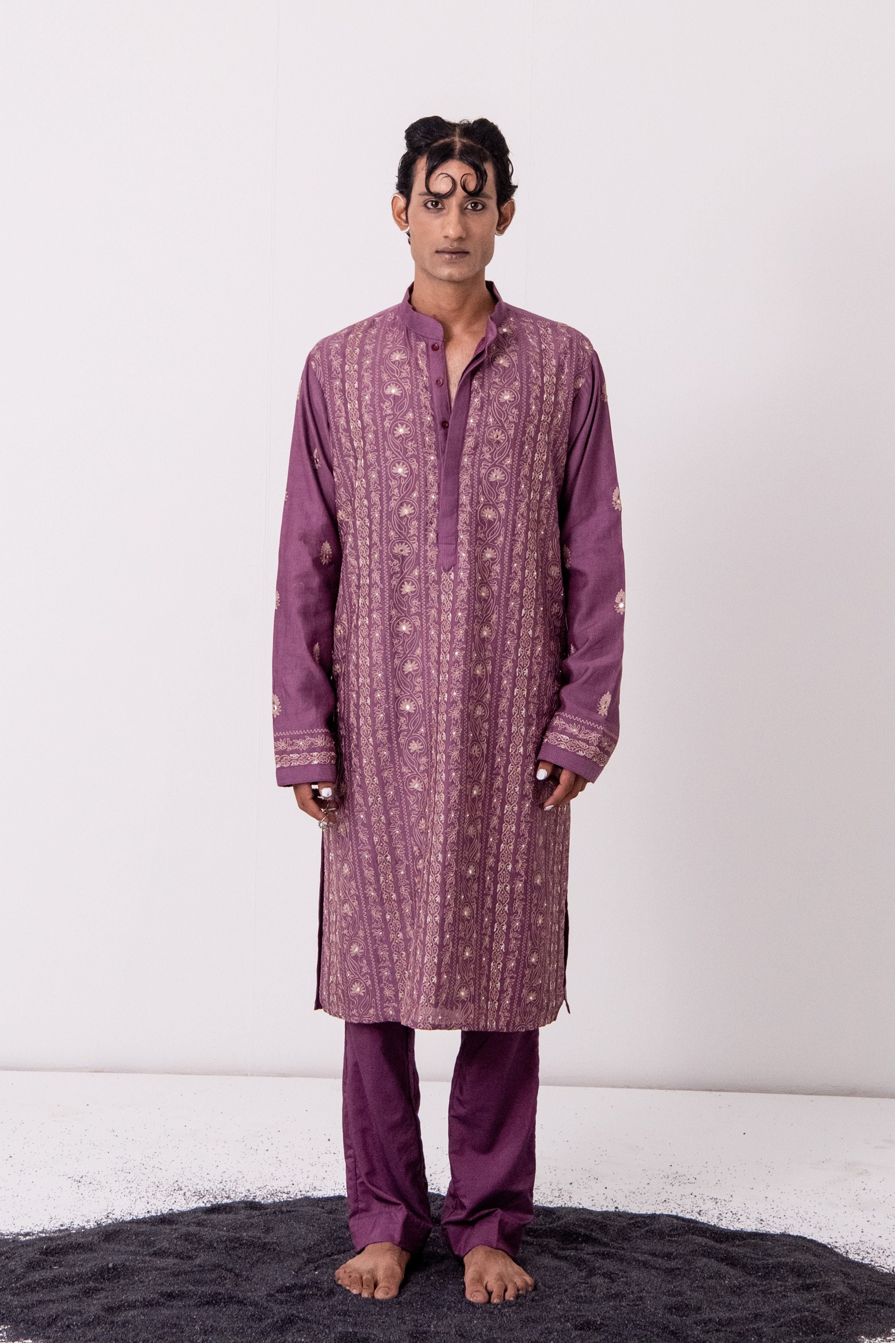 Grape Bold Kurta Set
