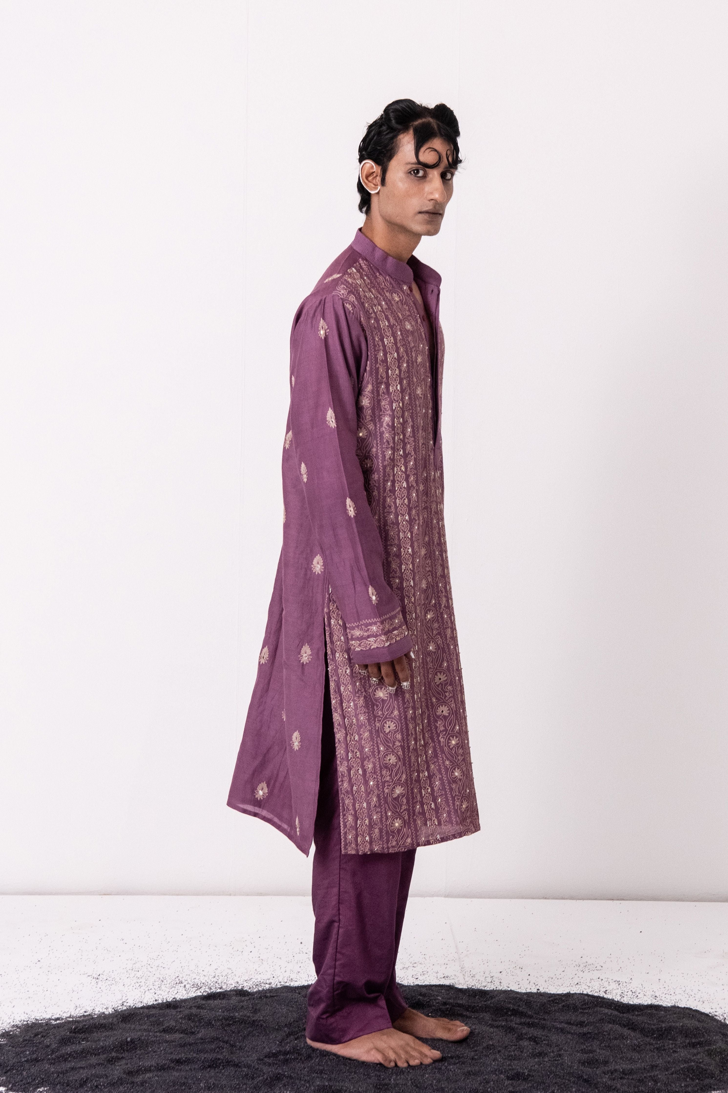 Grape Bold Kurta Set