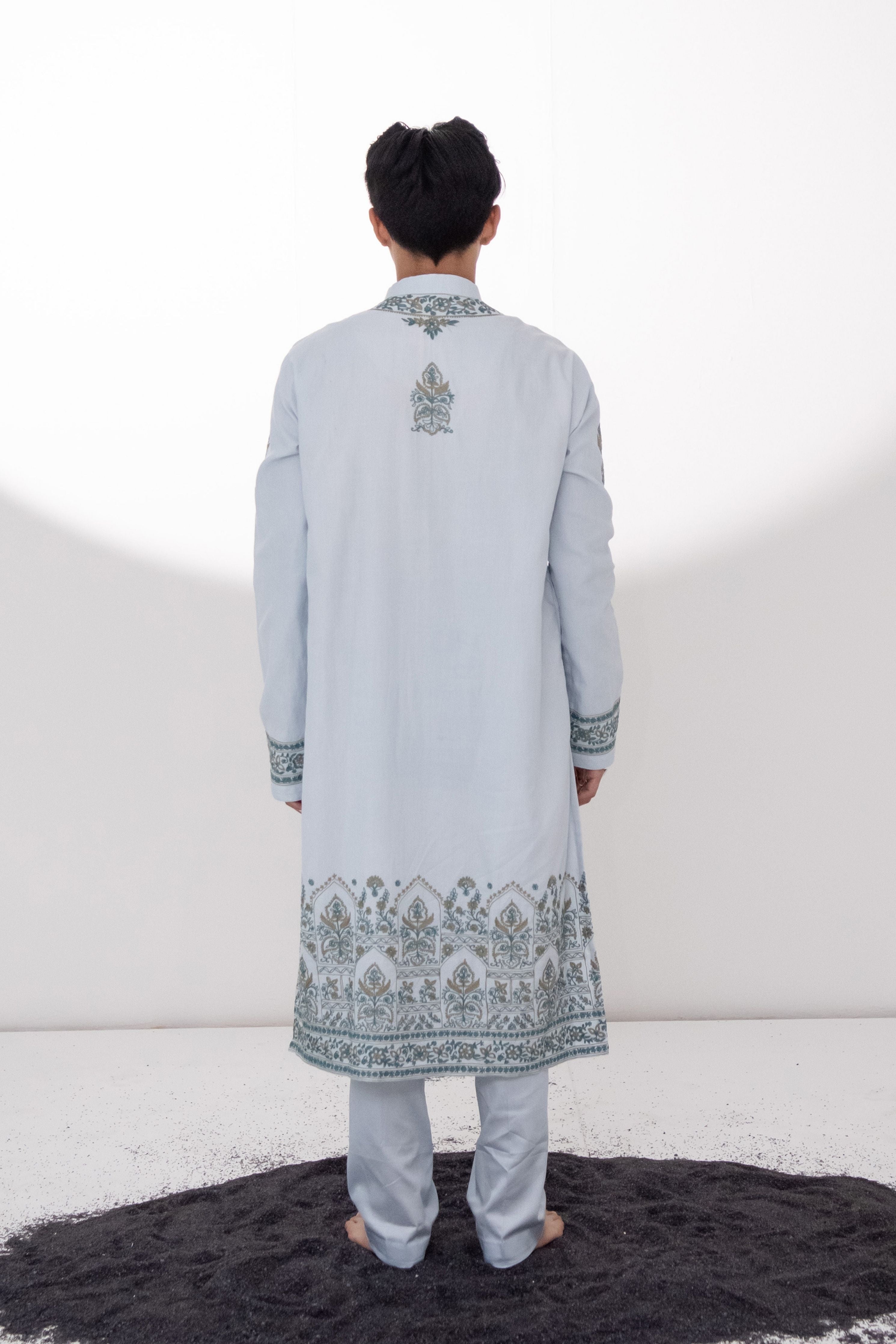 Pale Blue Blue Lagoon Kurta Set