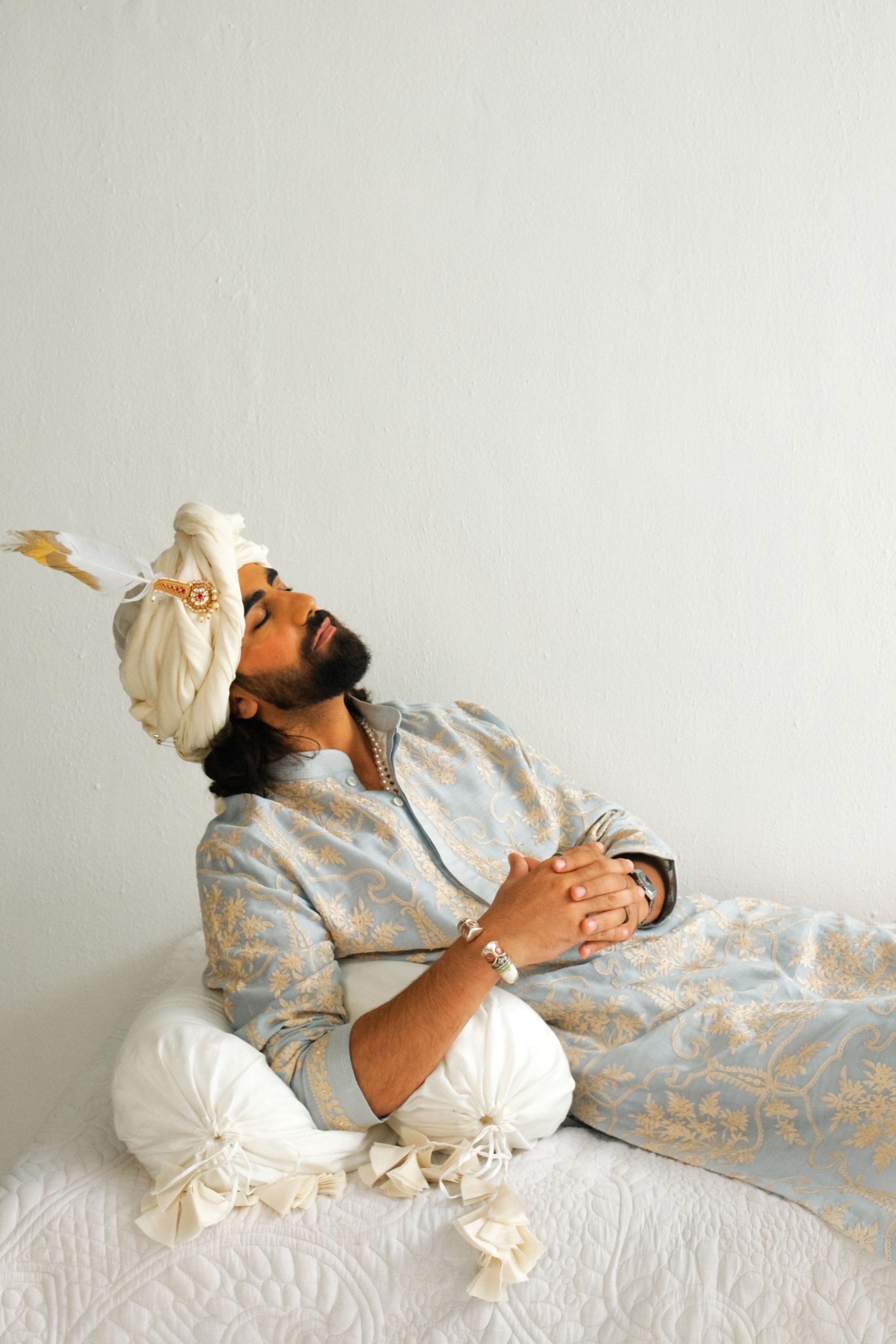 Powder Blue Kurta Set