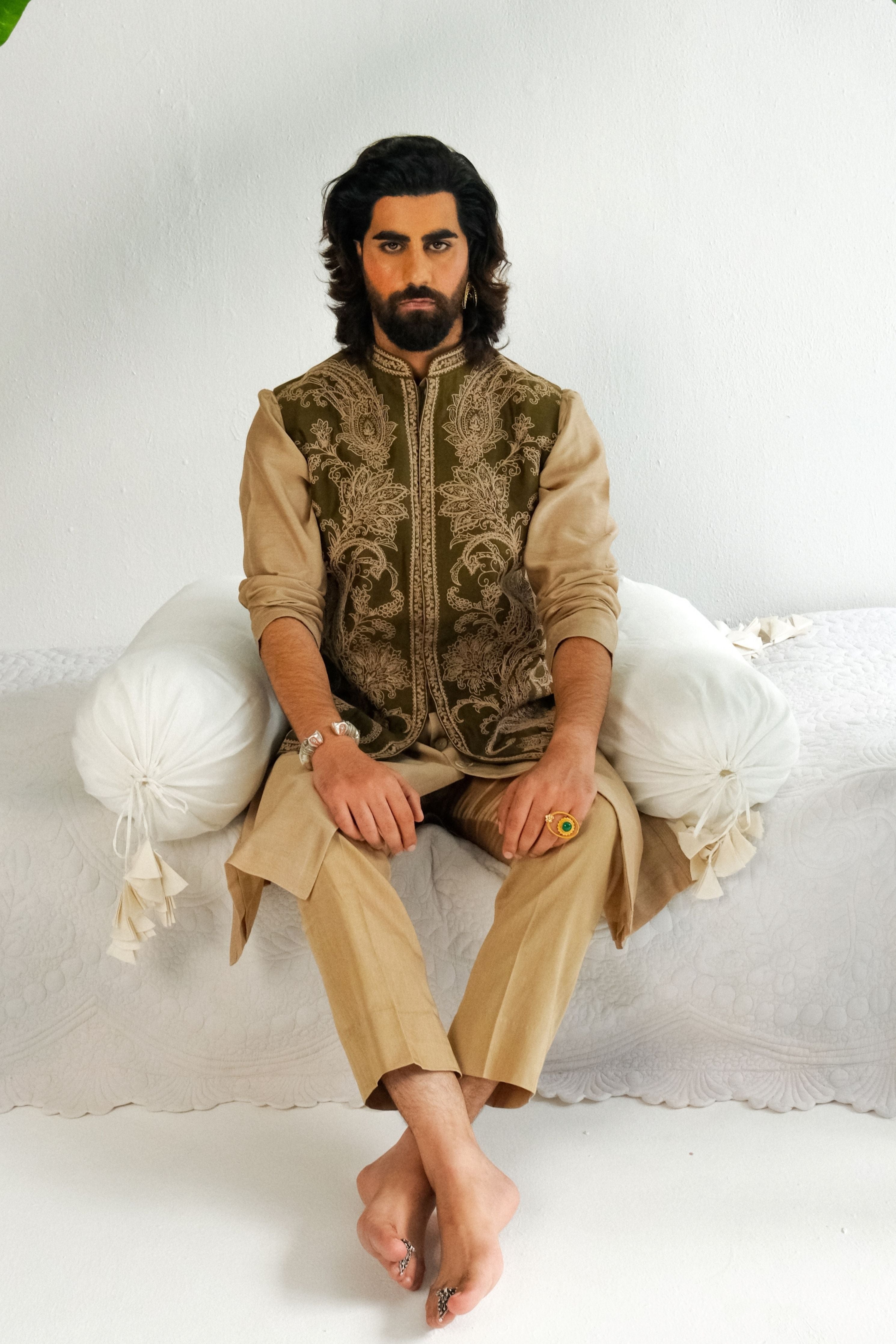 Paisley Vine Olive Bundi Set