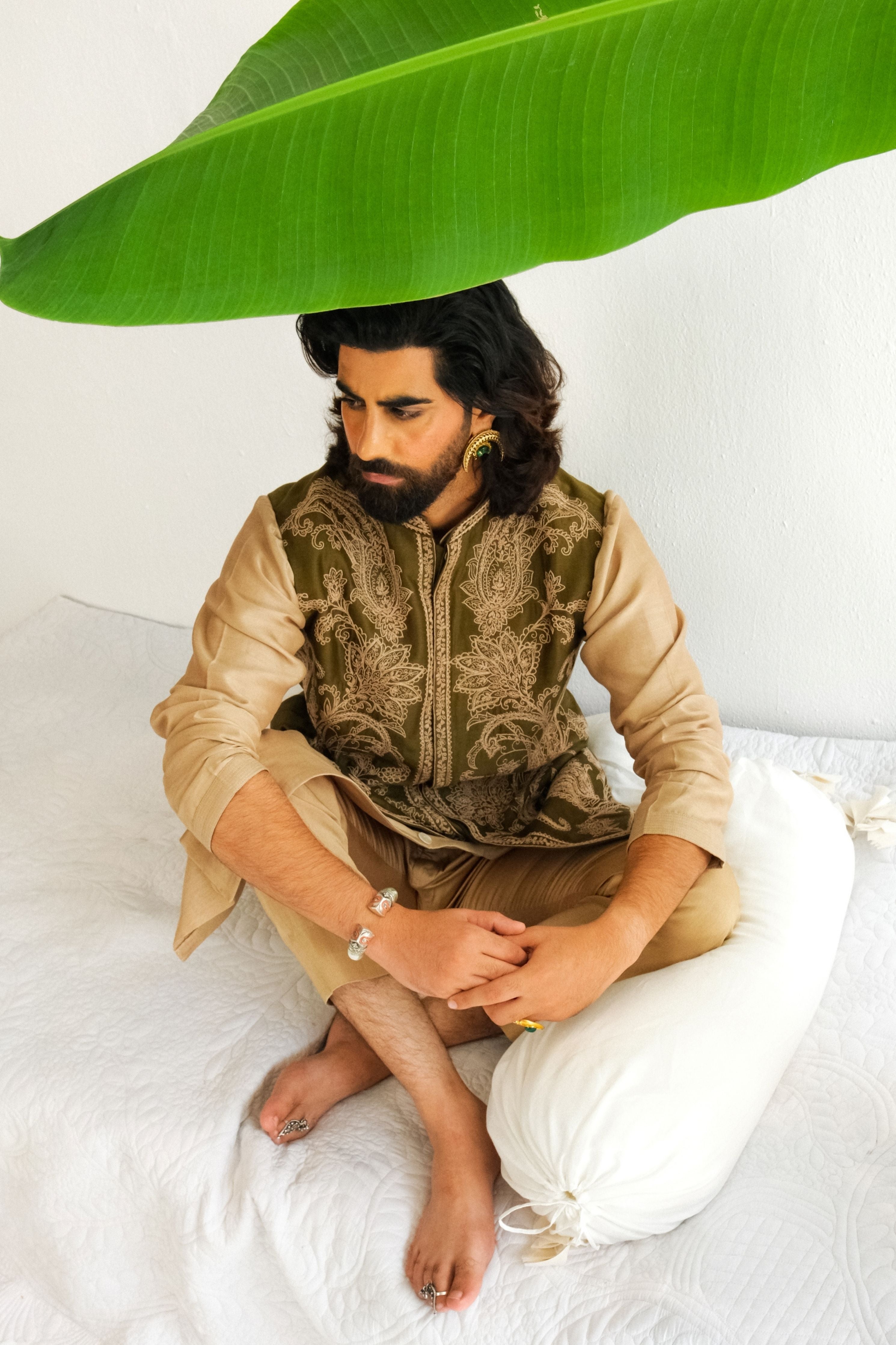 Paisley Vine Olive Bundi Set