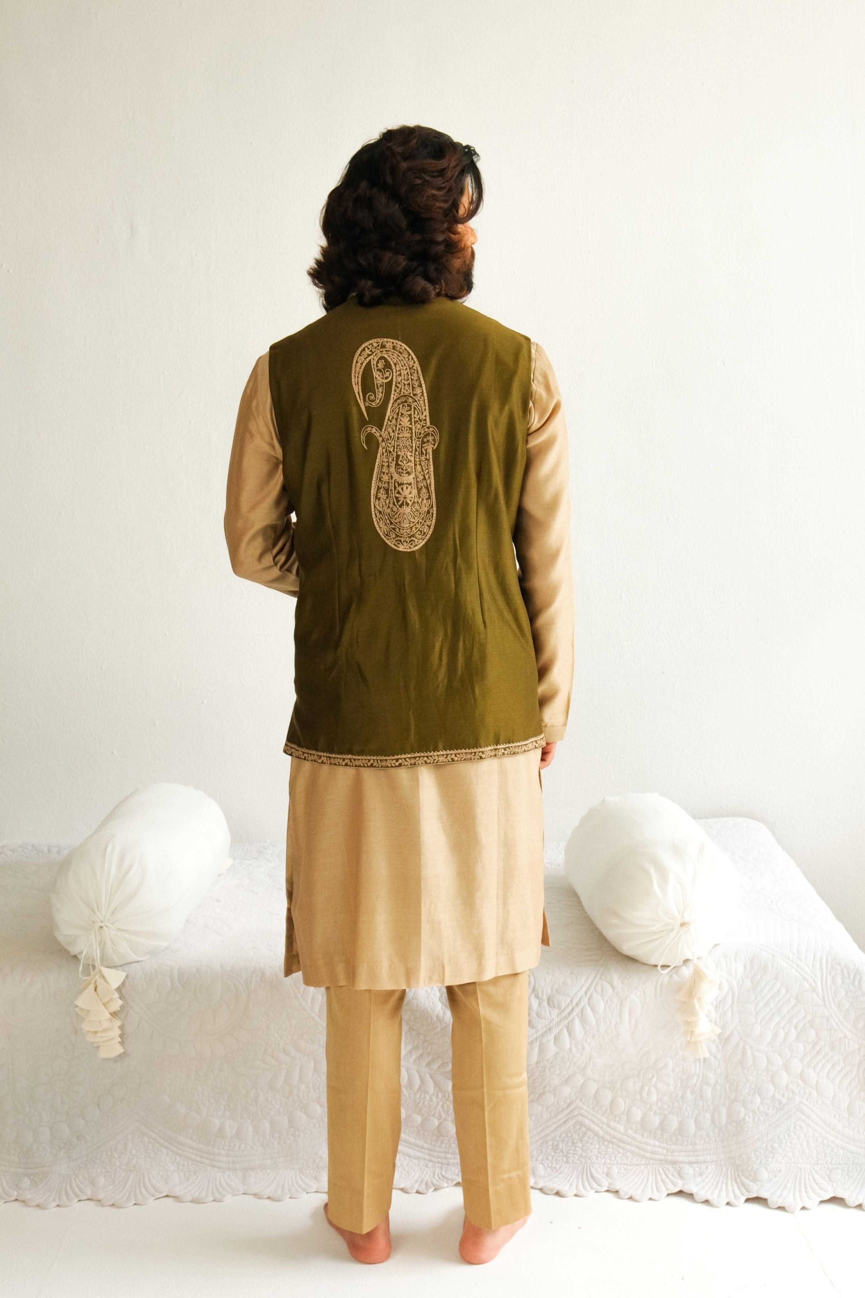 Paisley Vine Olive Bundi Set