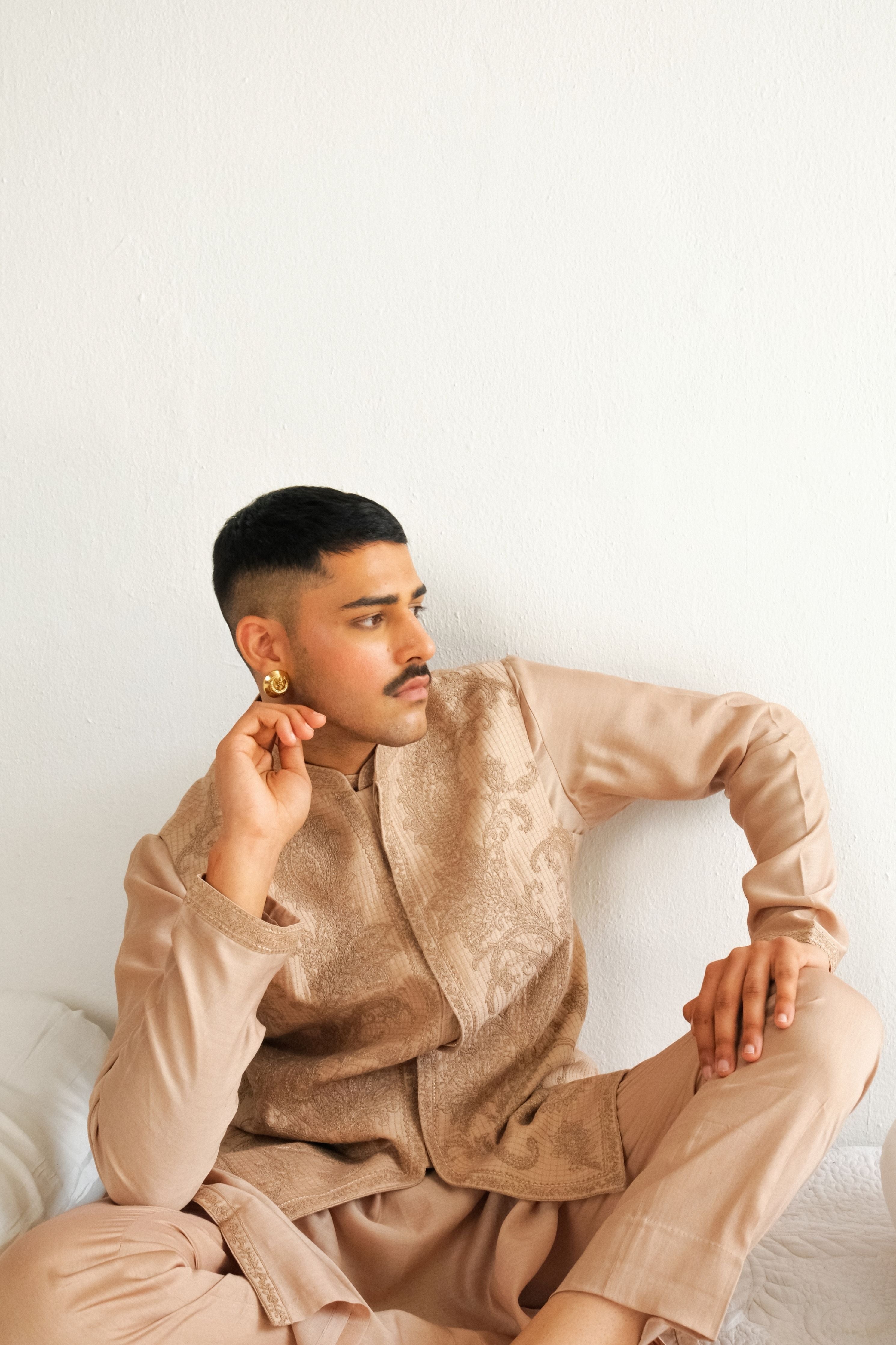 Paisley Vine Beige Bundi Set
