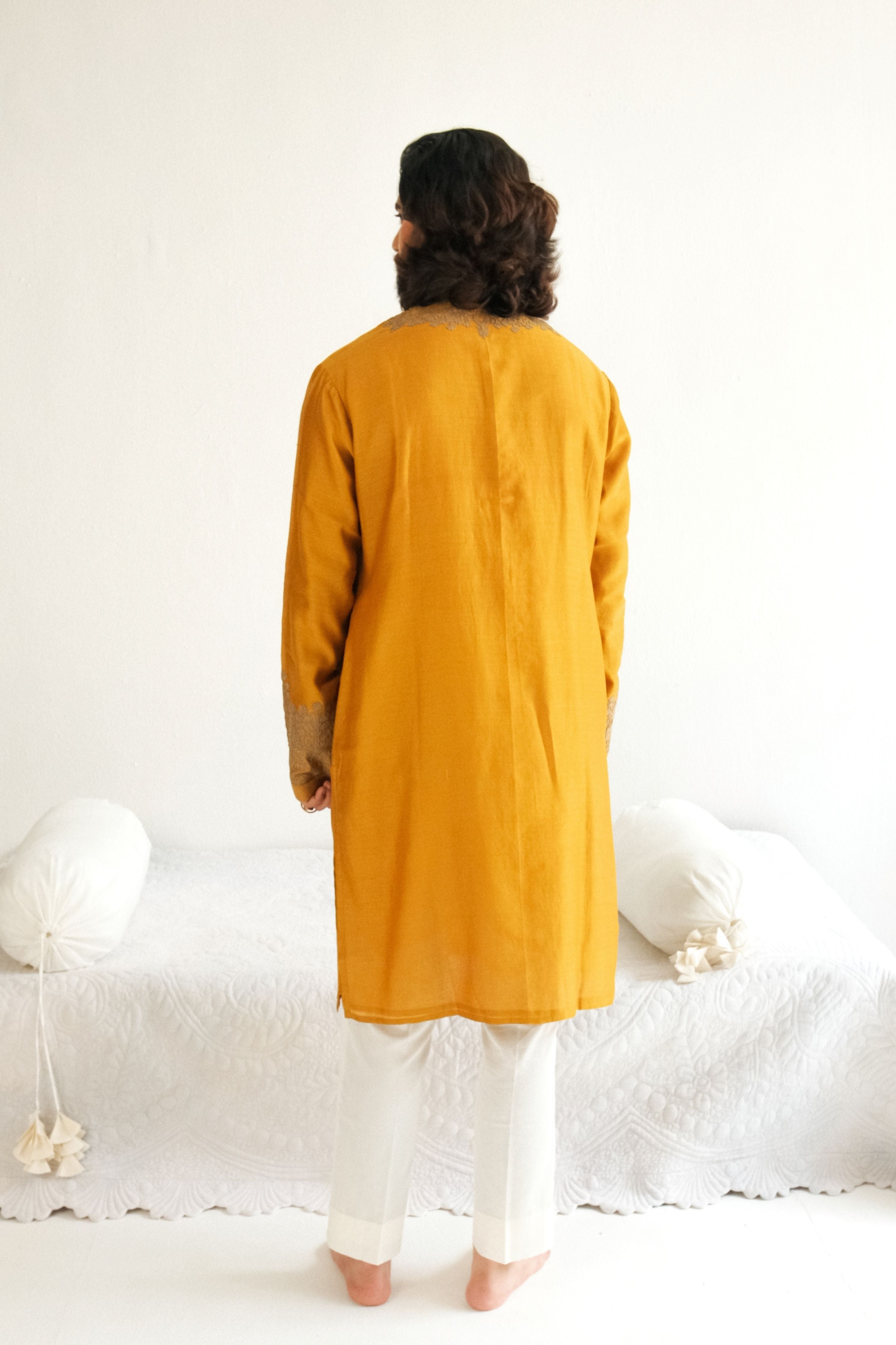 Dark Mustard Kurta Set
