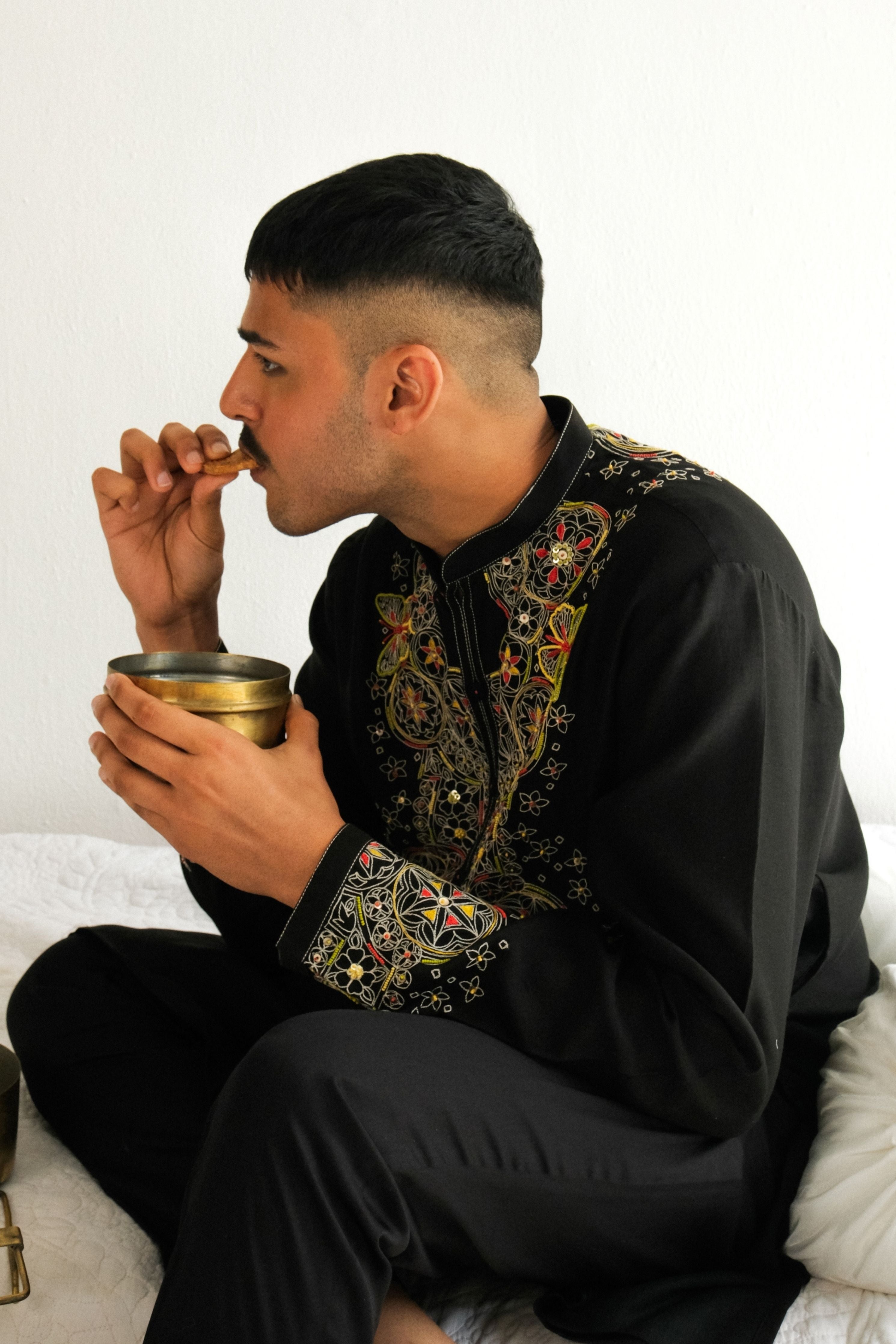 Black Kurta Set