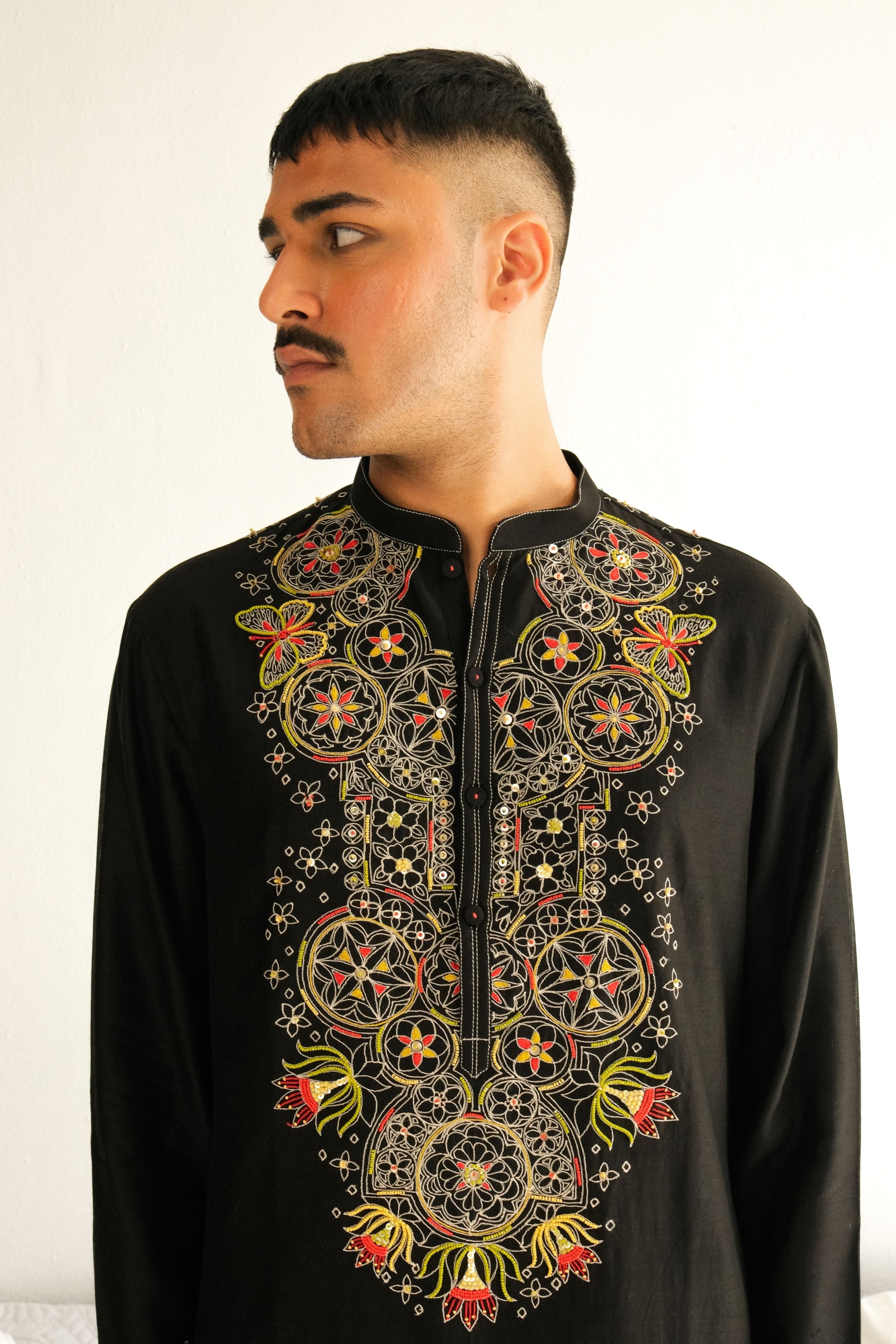 Black Kurta Set