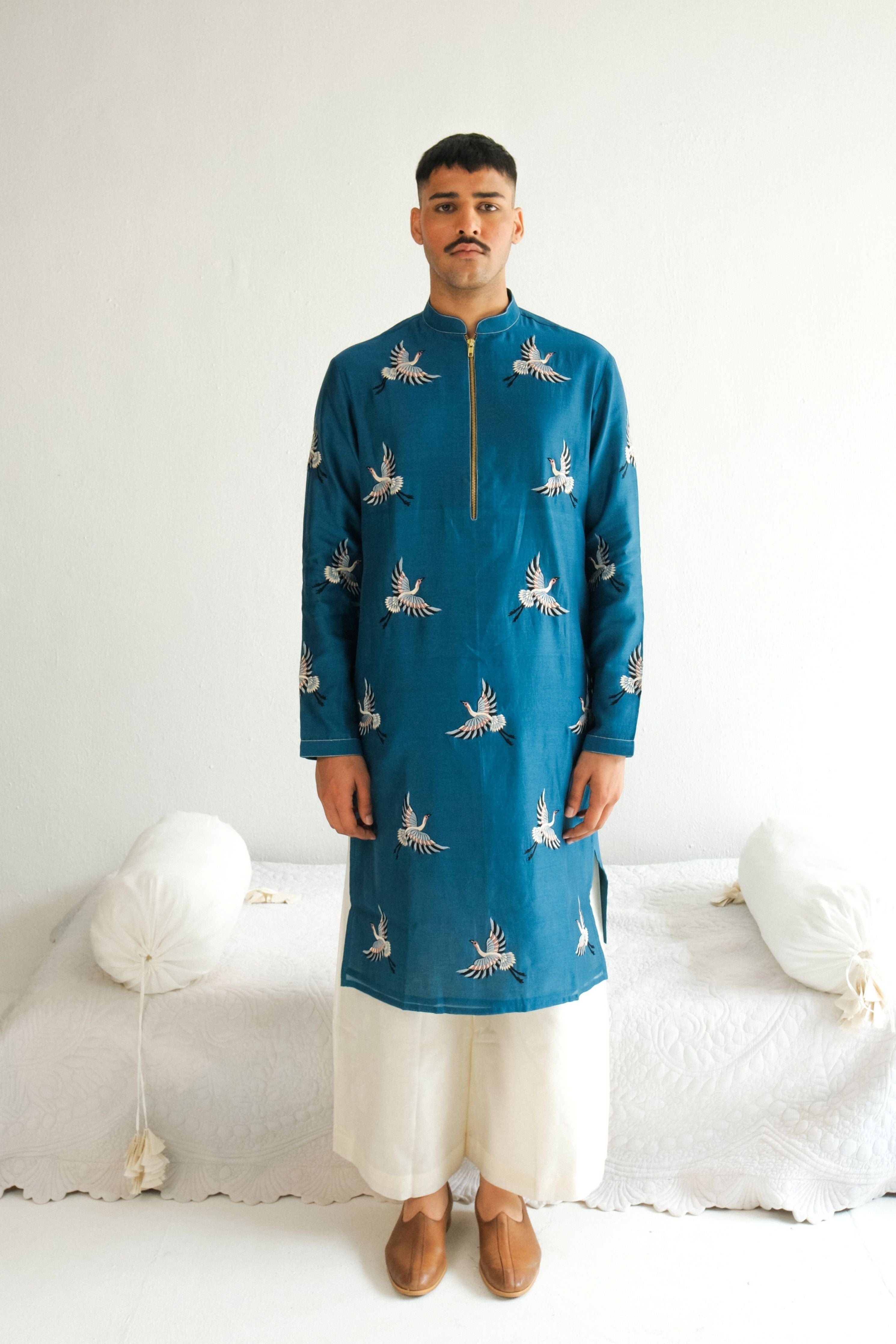 Teal blue Kurta Set
