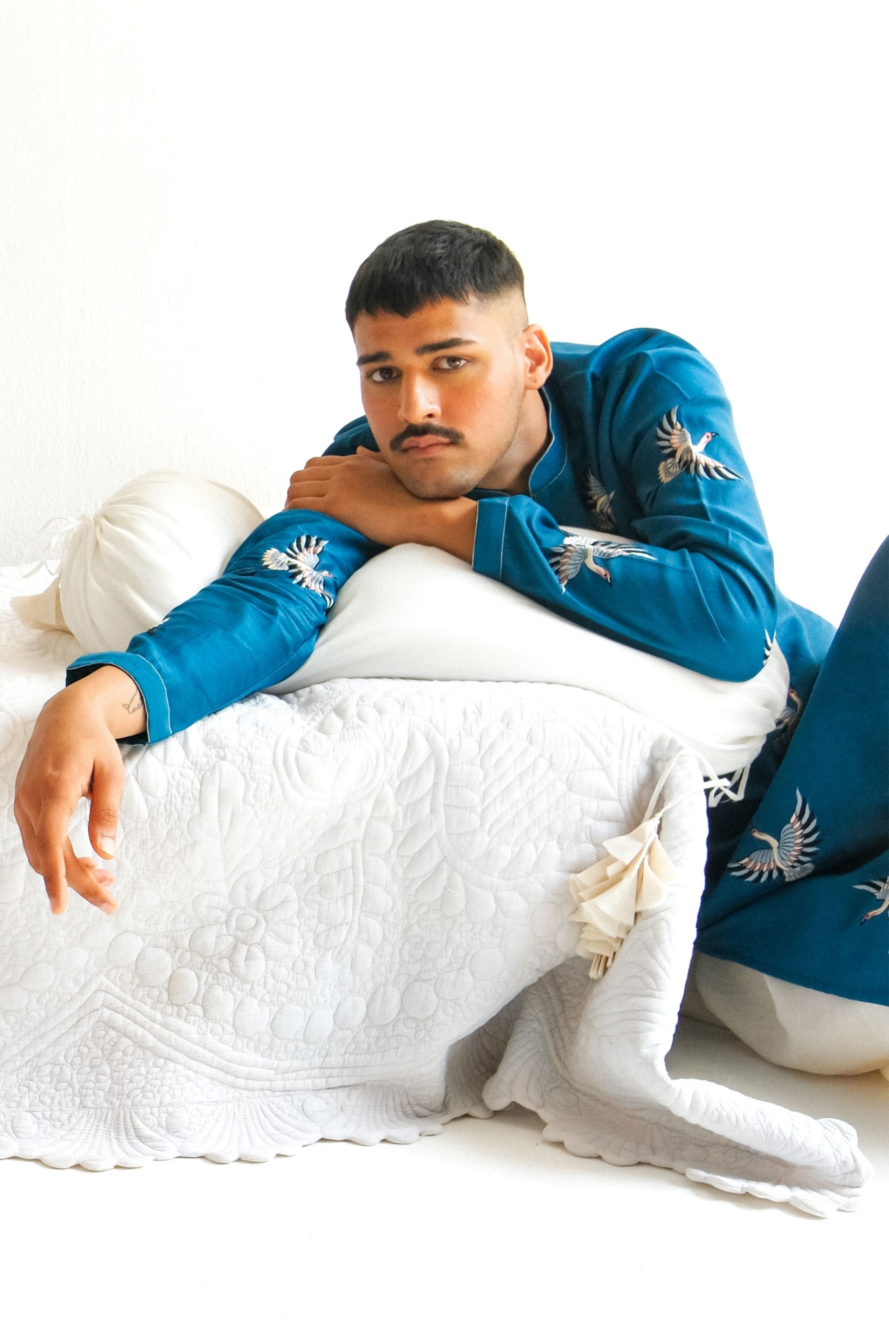 Teal blue Kurta Set