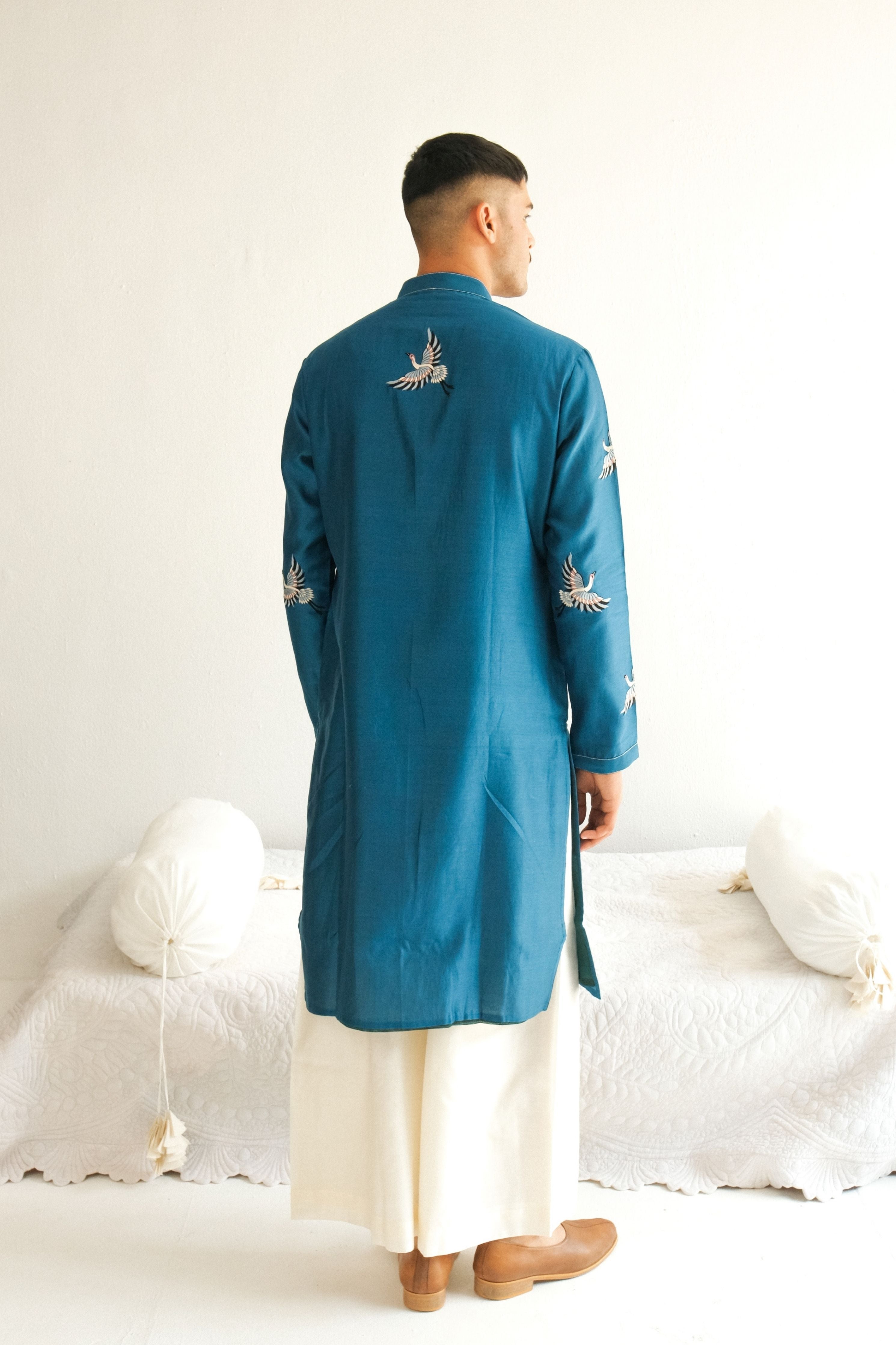 Teal blue Kurta Set