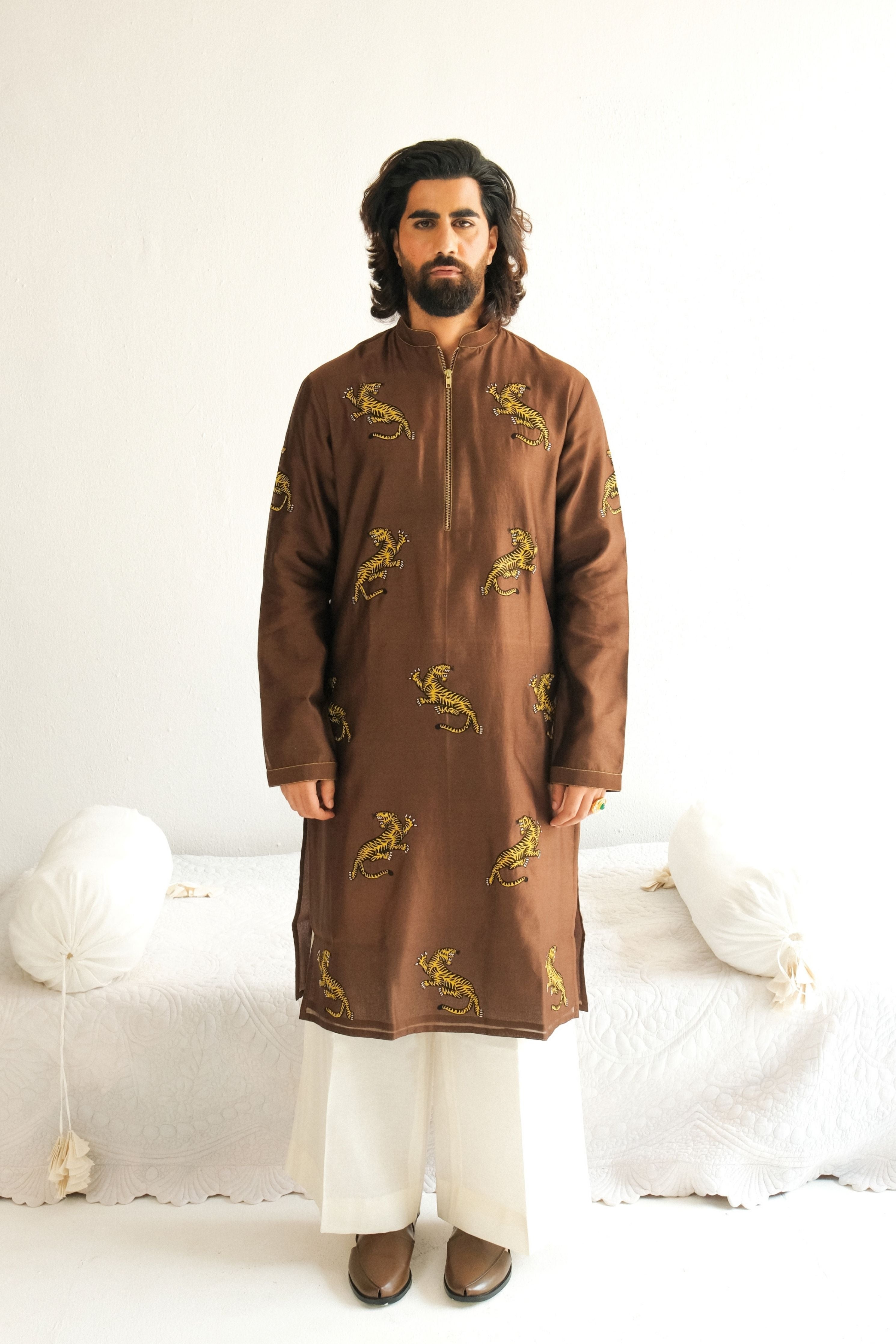 Choclate Kurta Set
