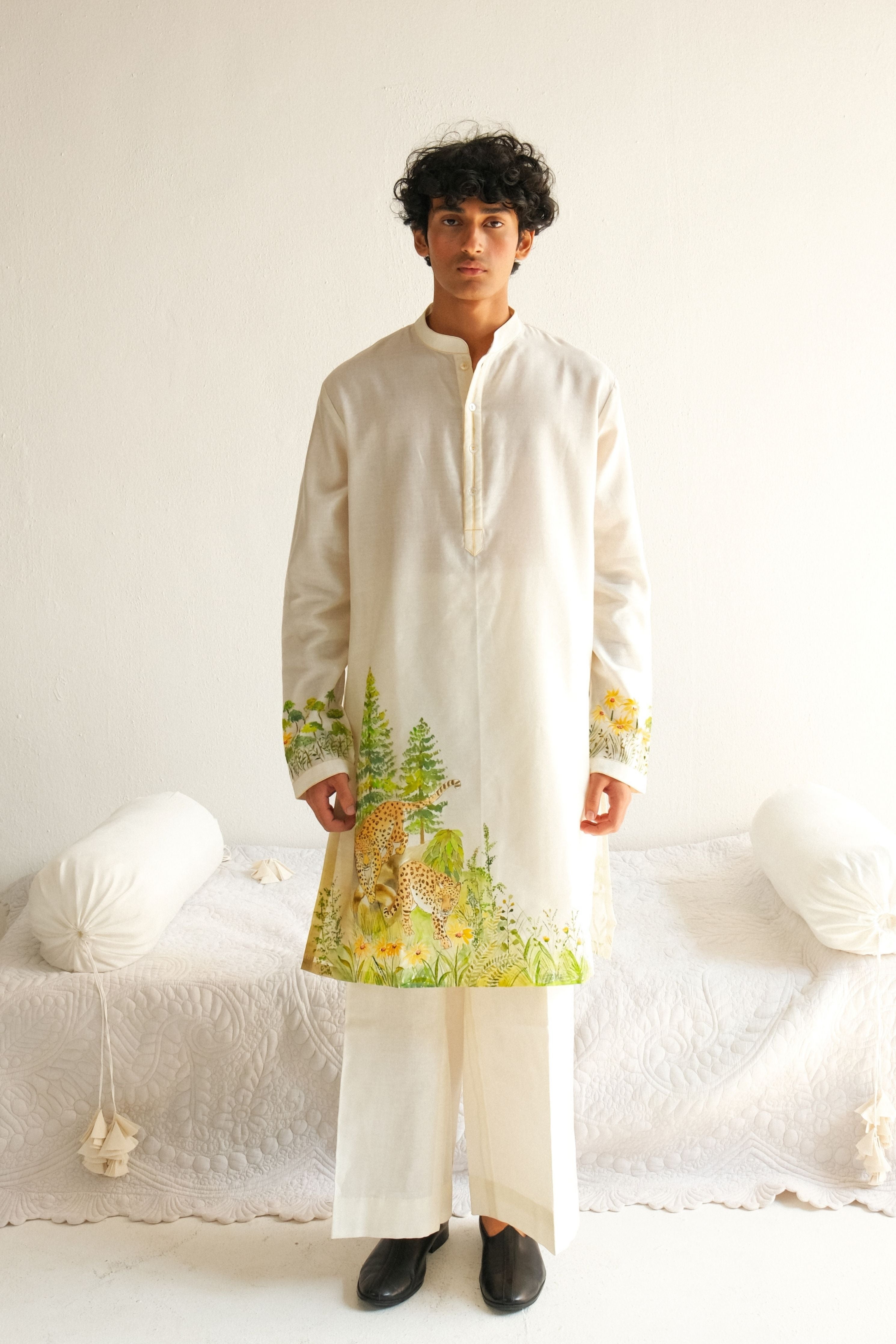 Kurta Paired With Pyjama Pants