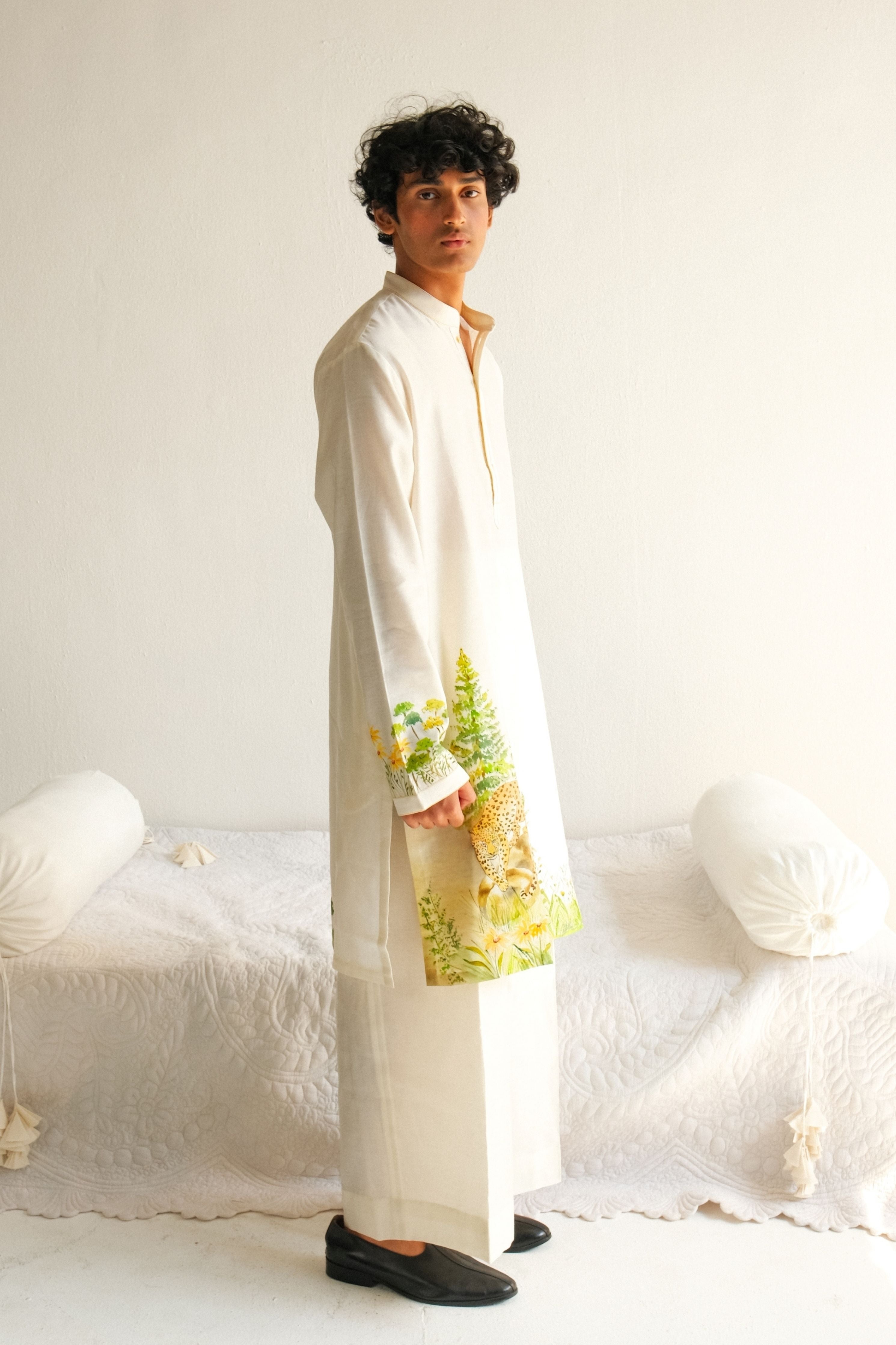 Kurta Paired With Pyjama Pants