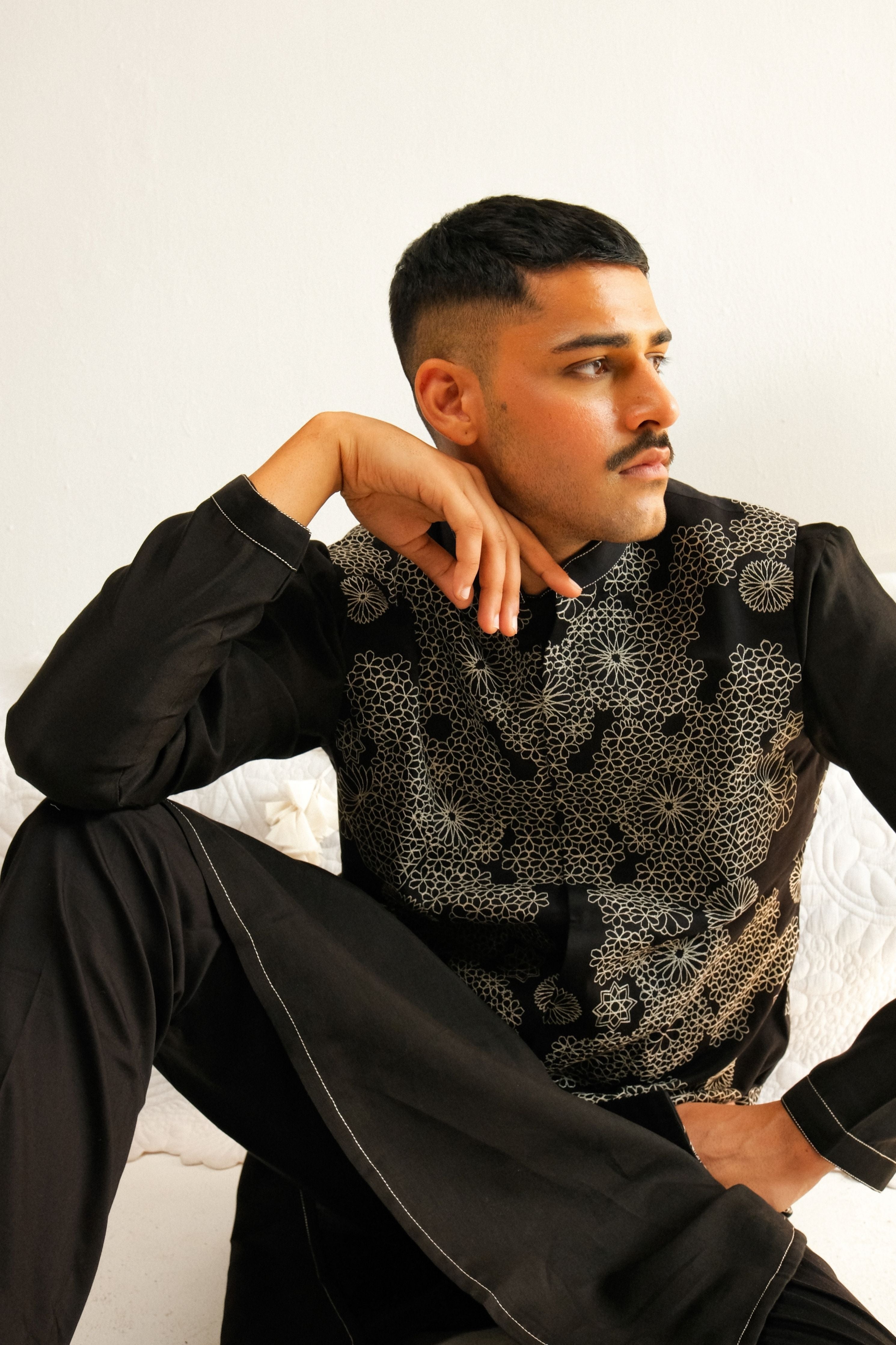 Kurta Set In Black