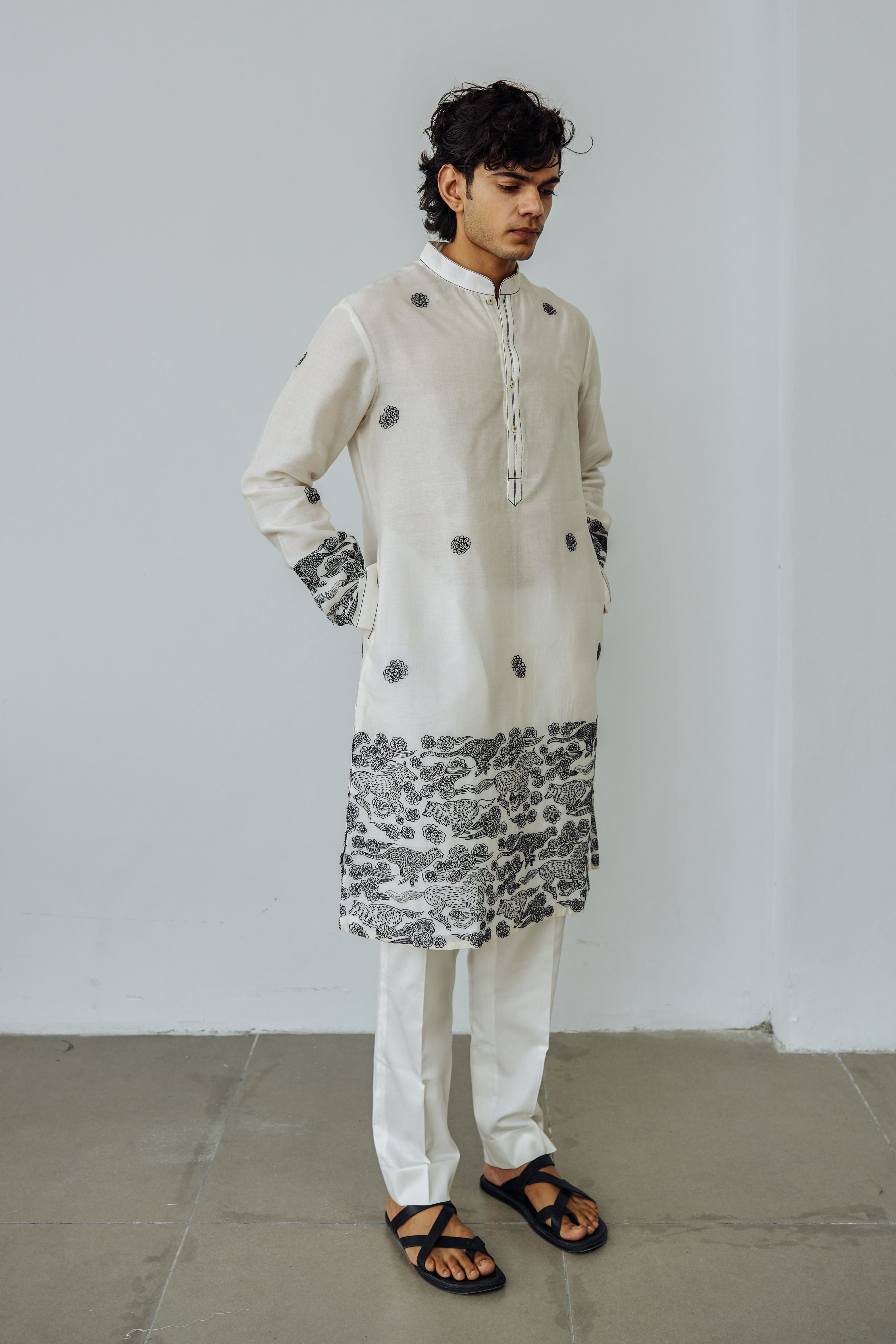 Ivory Road Runner Kurta Set