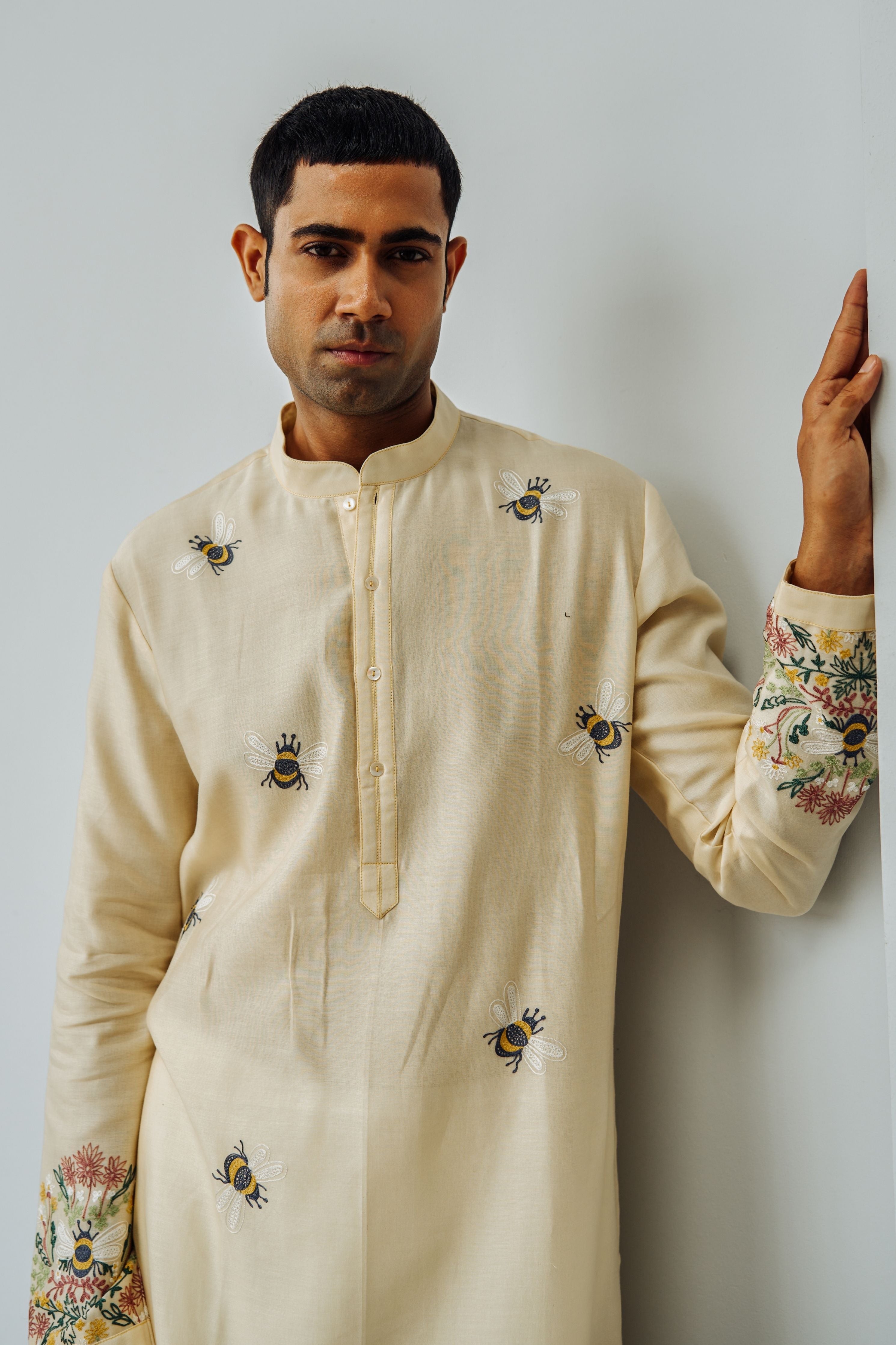 Beige Buzz Kurta Set