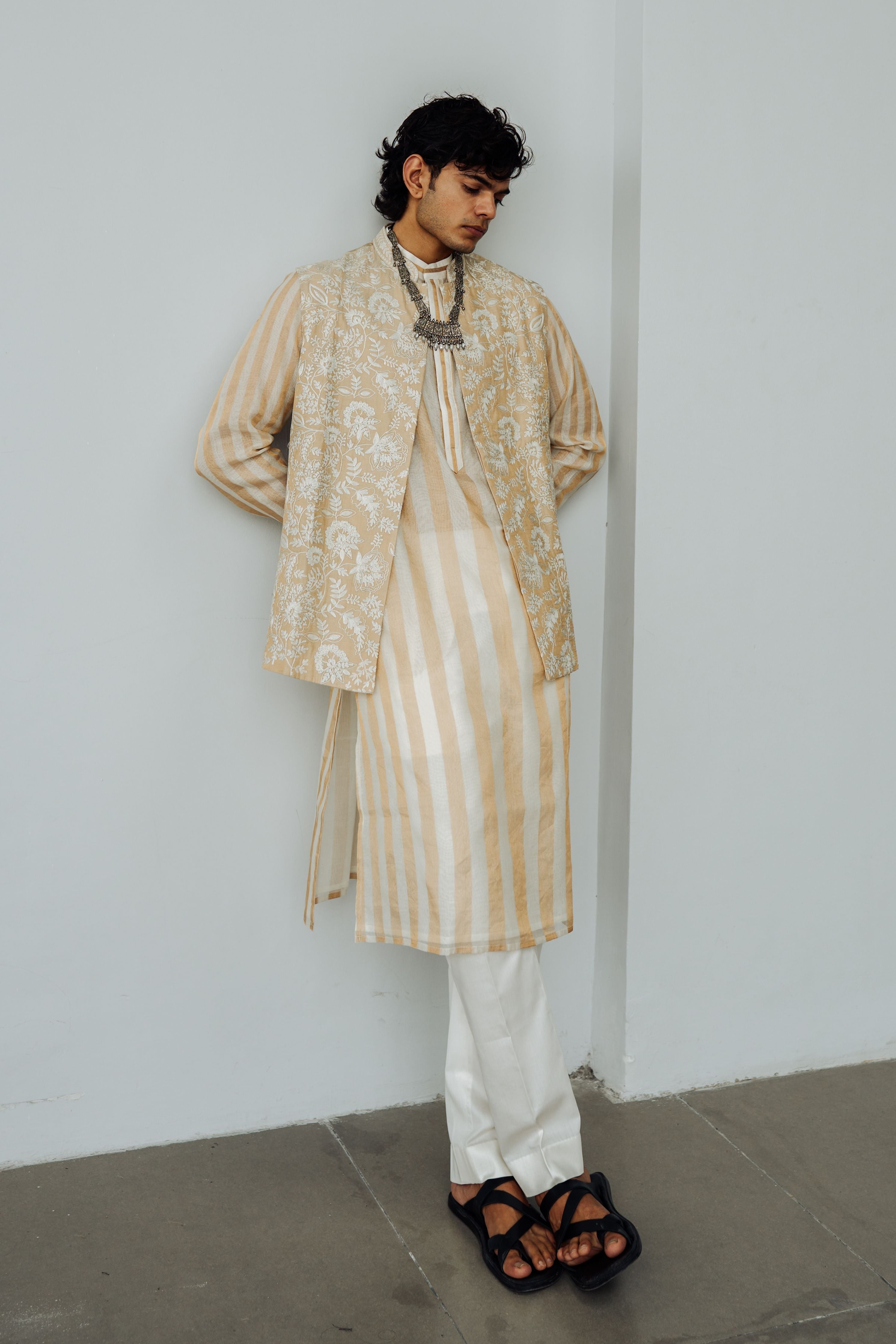 Gold Golden Dust Kurta Set