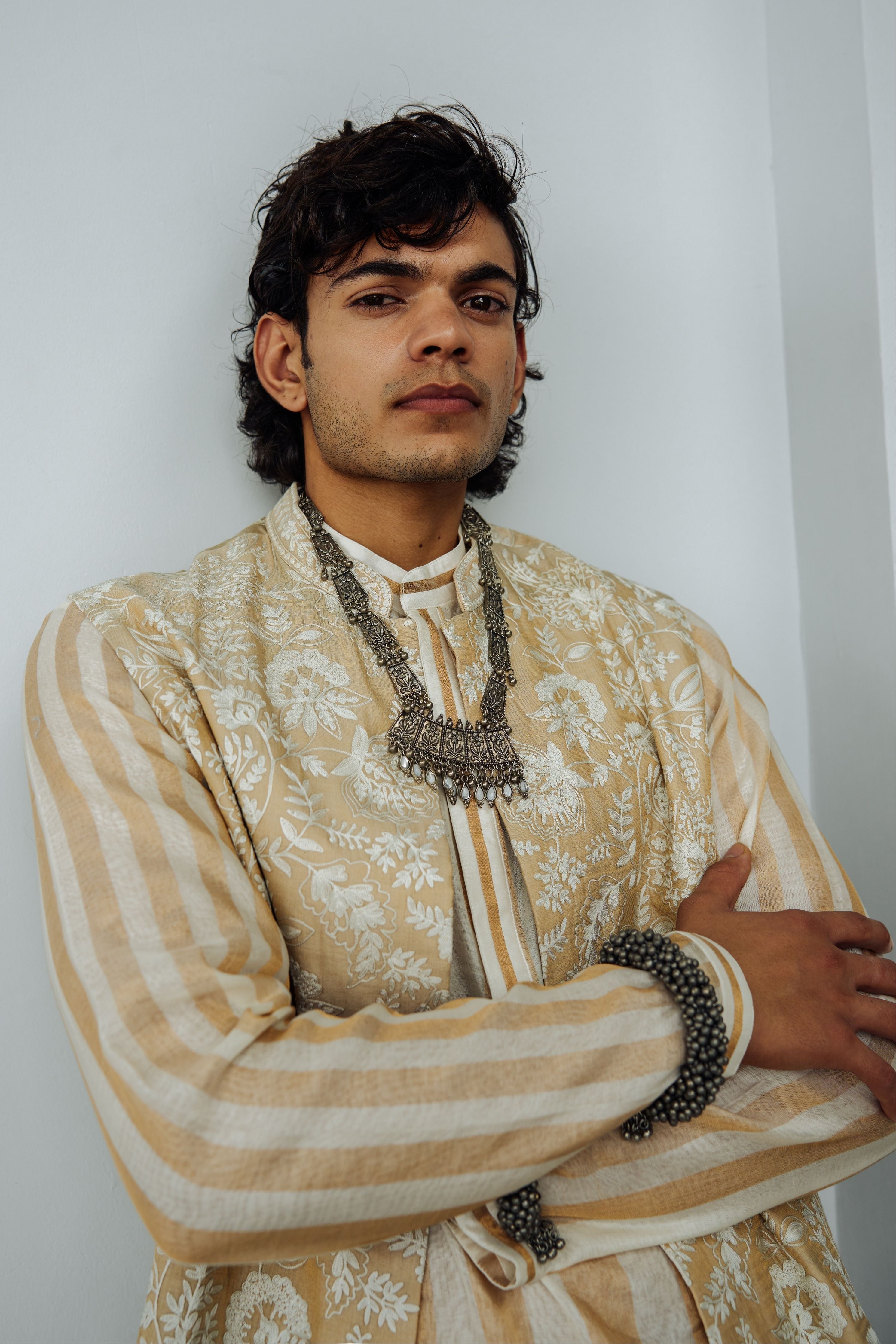 Gold Golden Dust Kurta Set