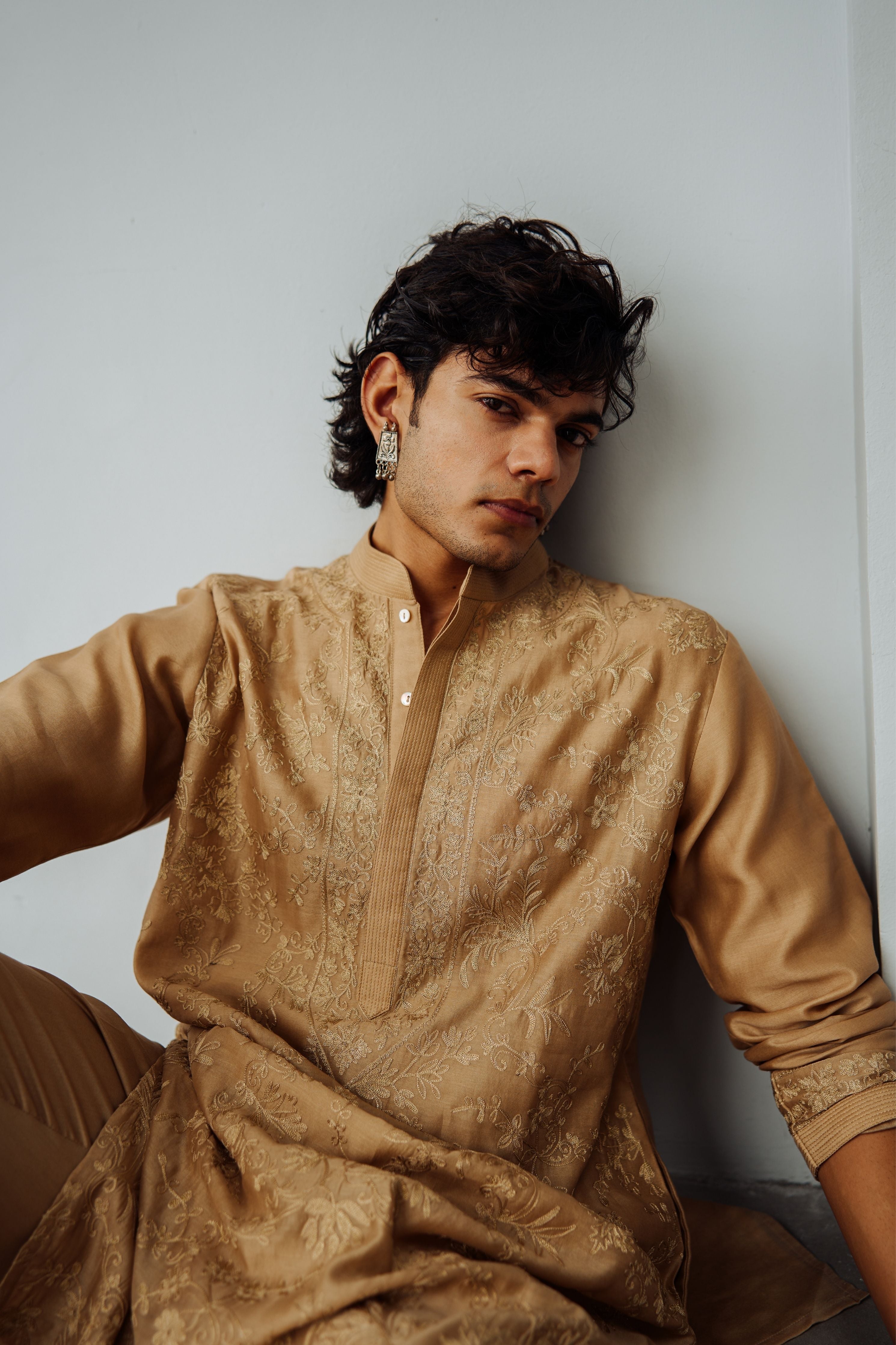 Golden Twine Kurta Set