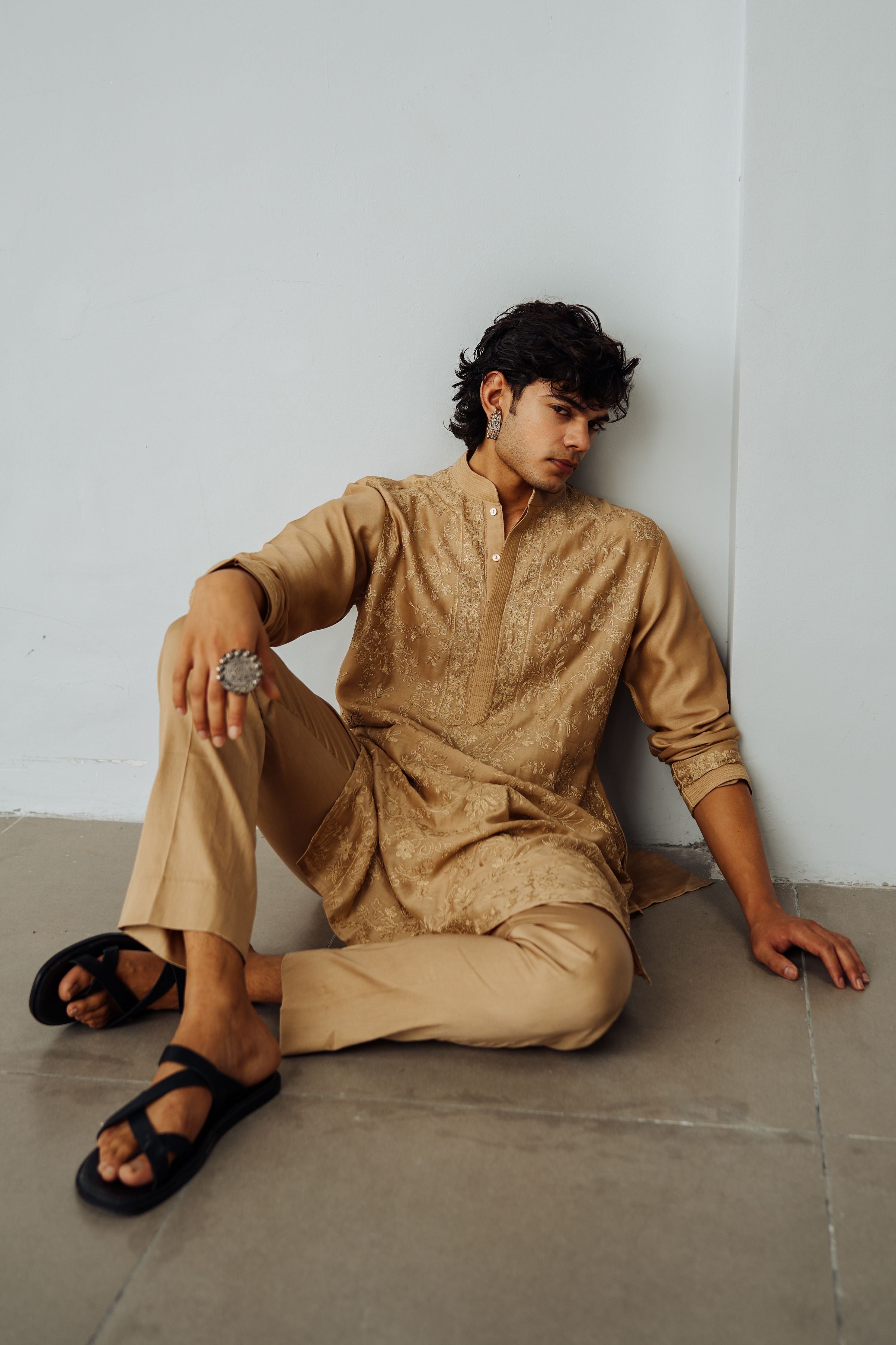 Golden Twine Kurta Set