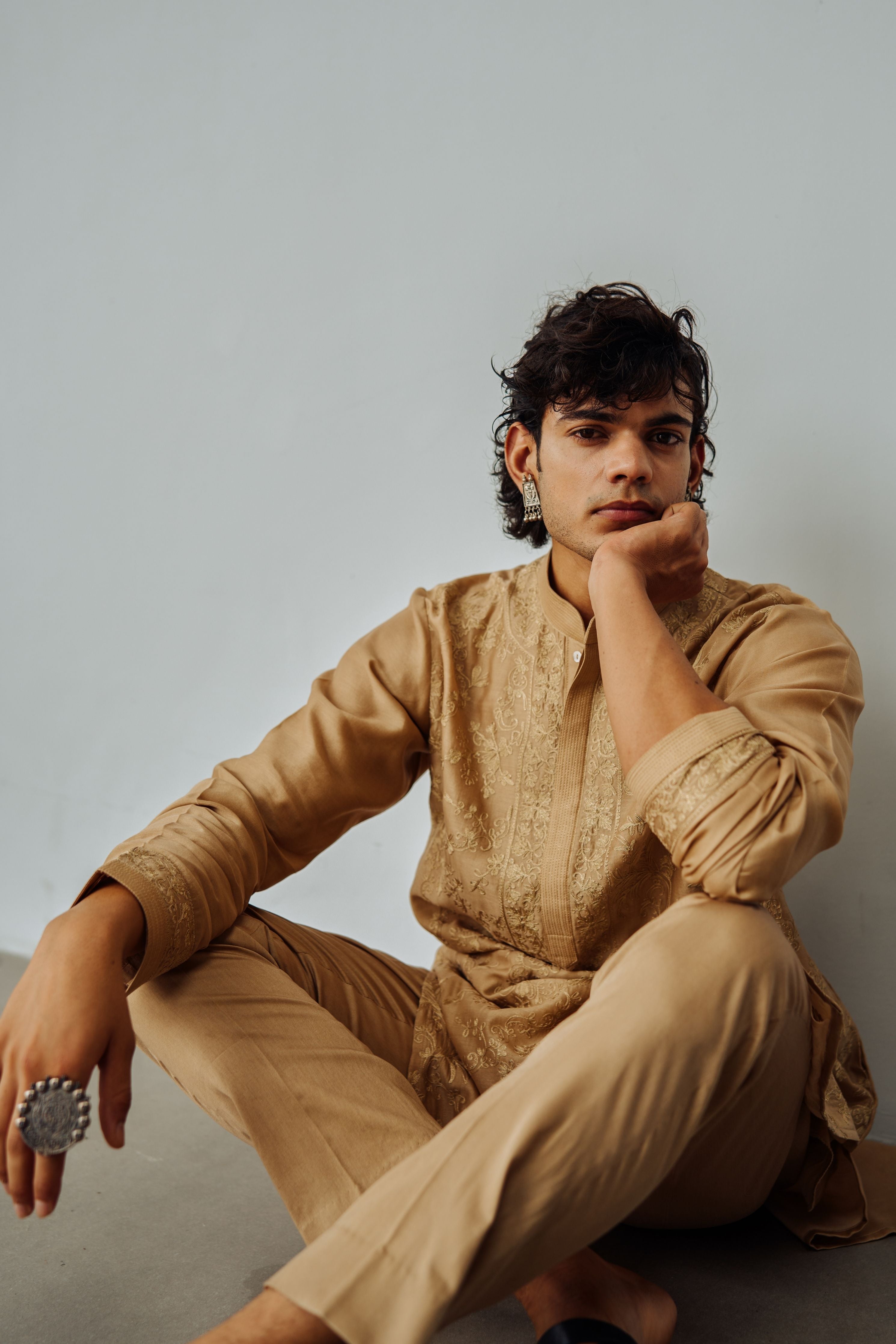 Golden Twine Kurta Set