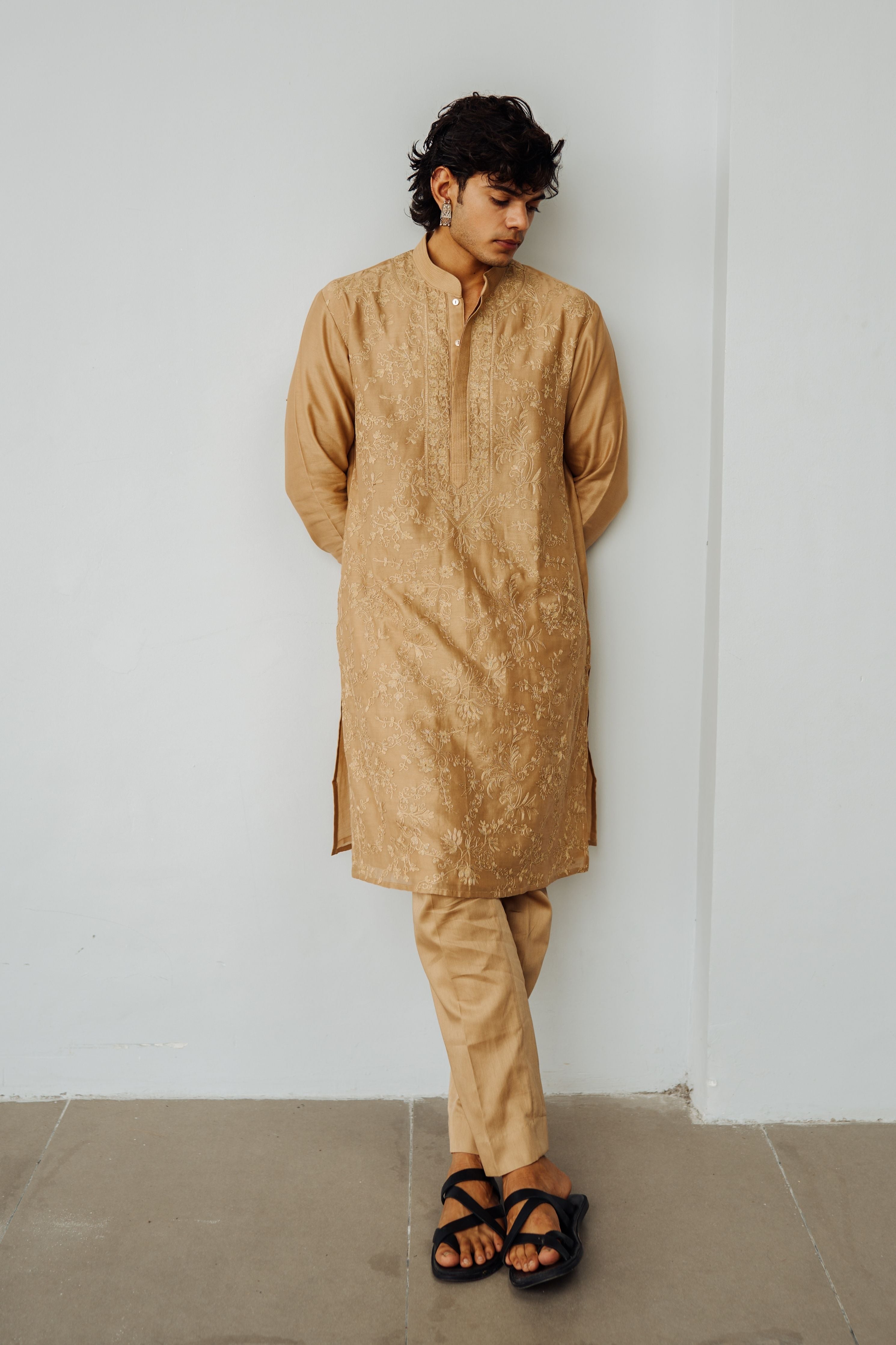 Golden Twine Kurta Set