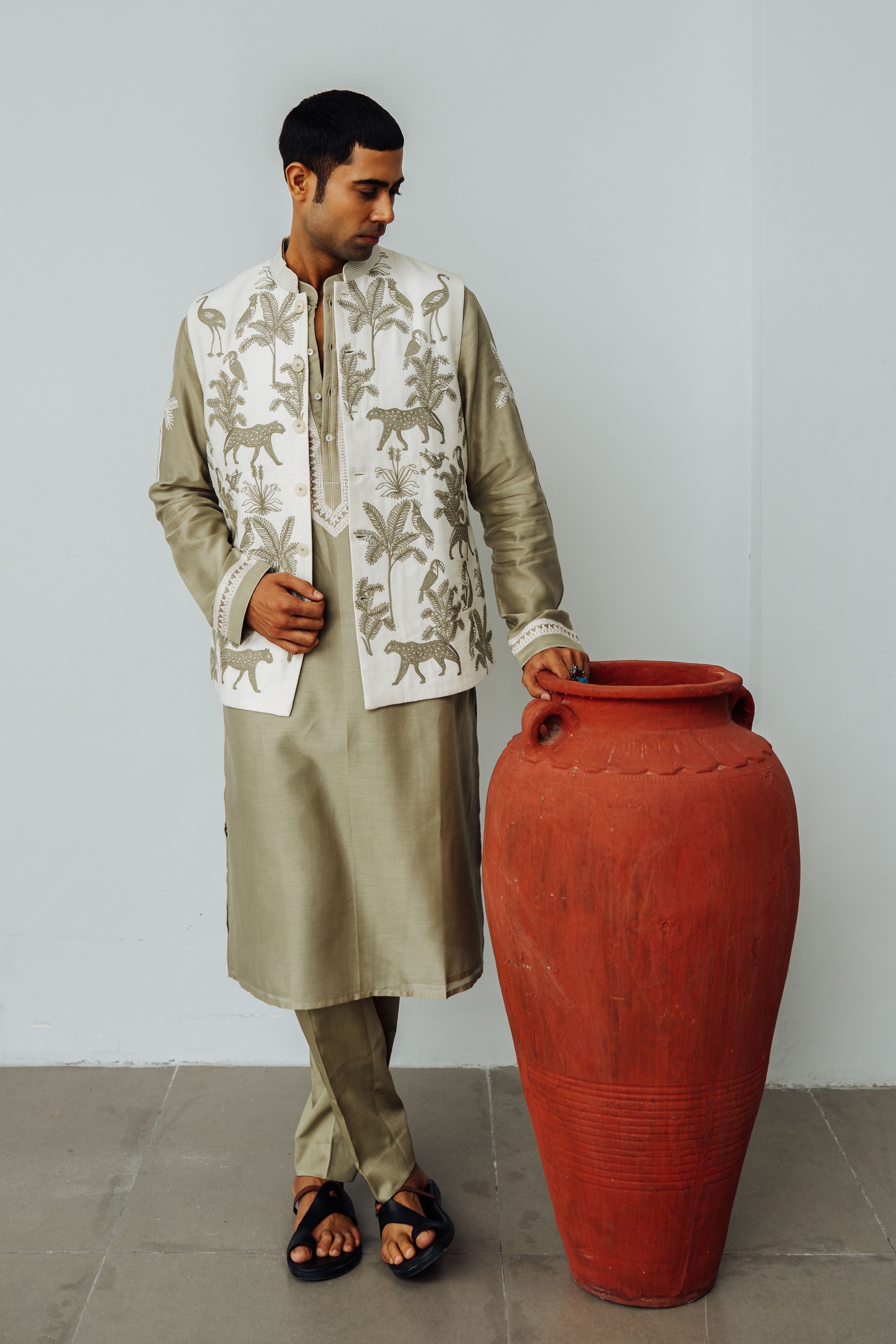Sage Jungle Book Kurta Set