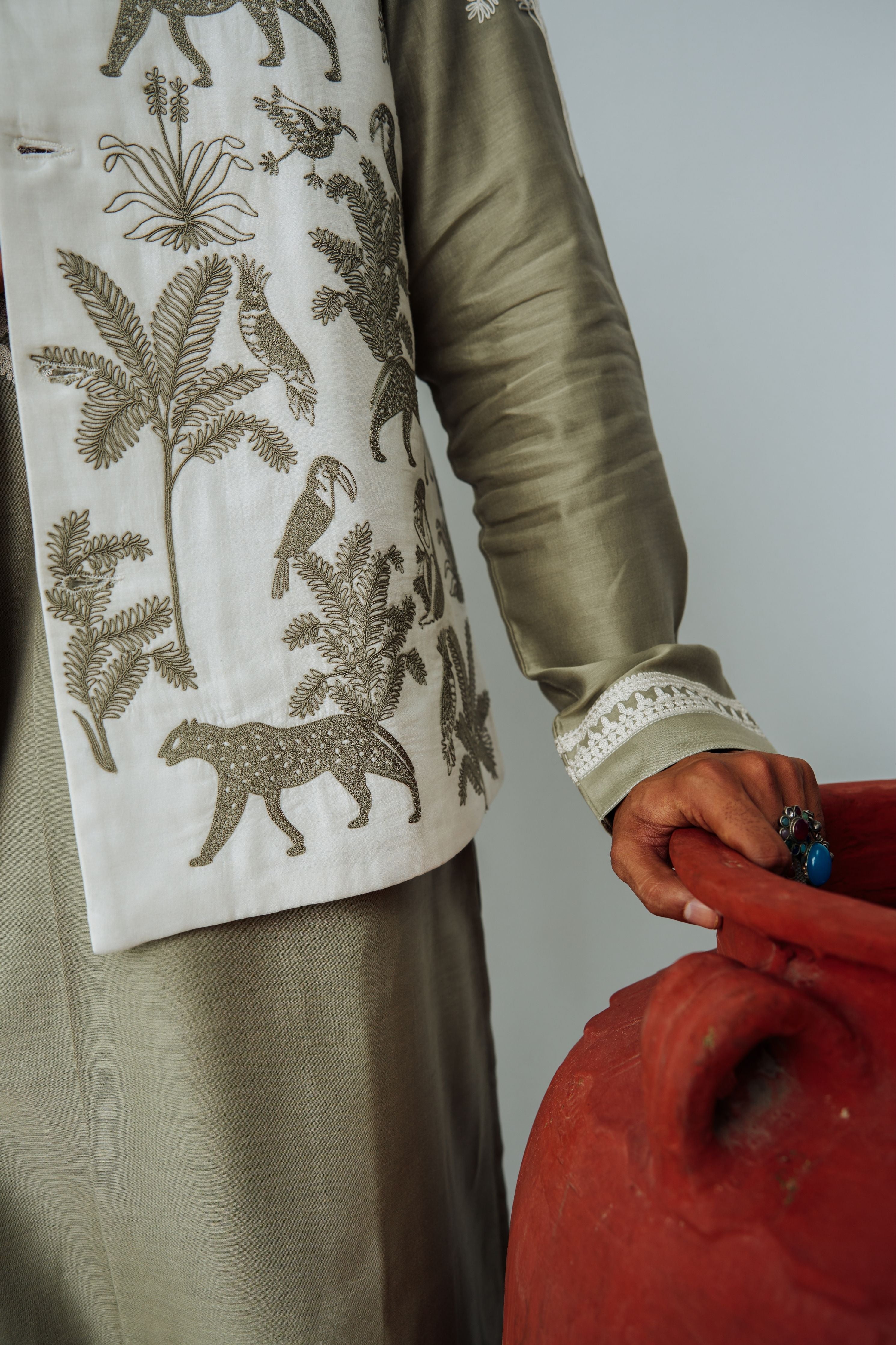 Sage Jungle Book Kurta Set