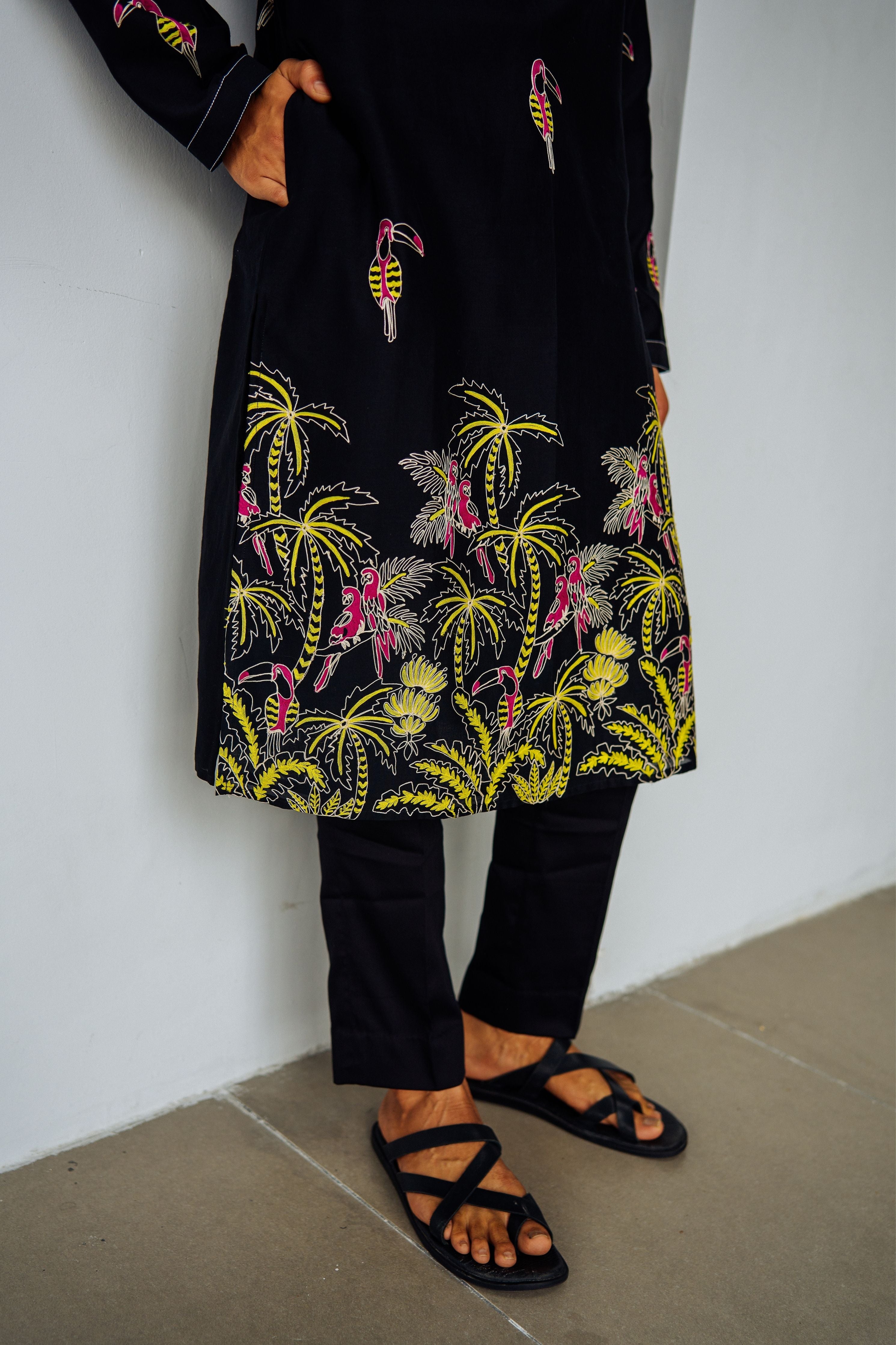 Tropical Trail Kurta Set
