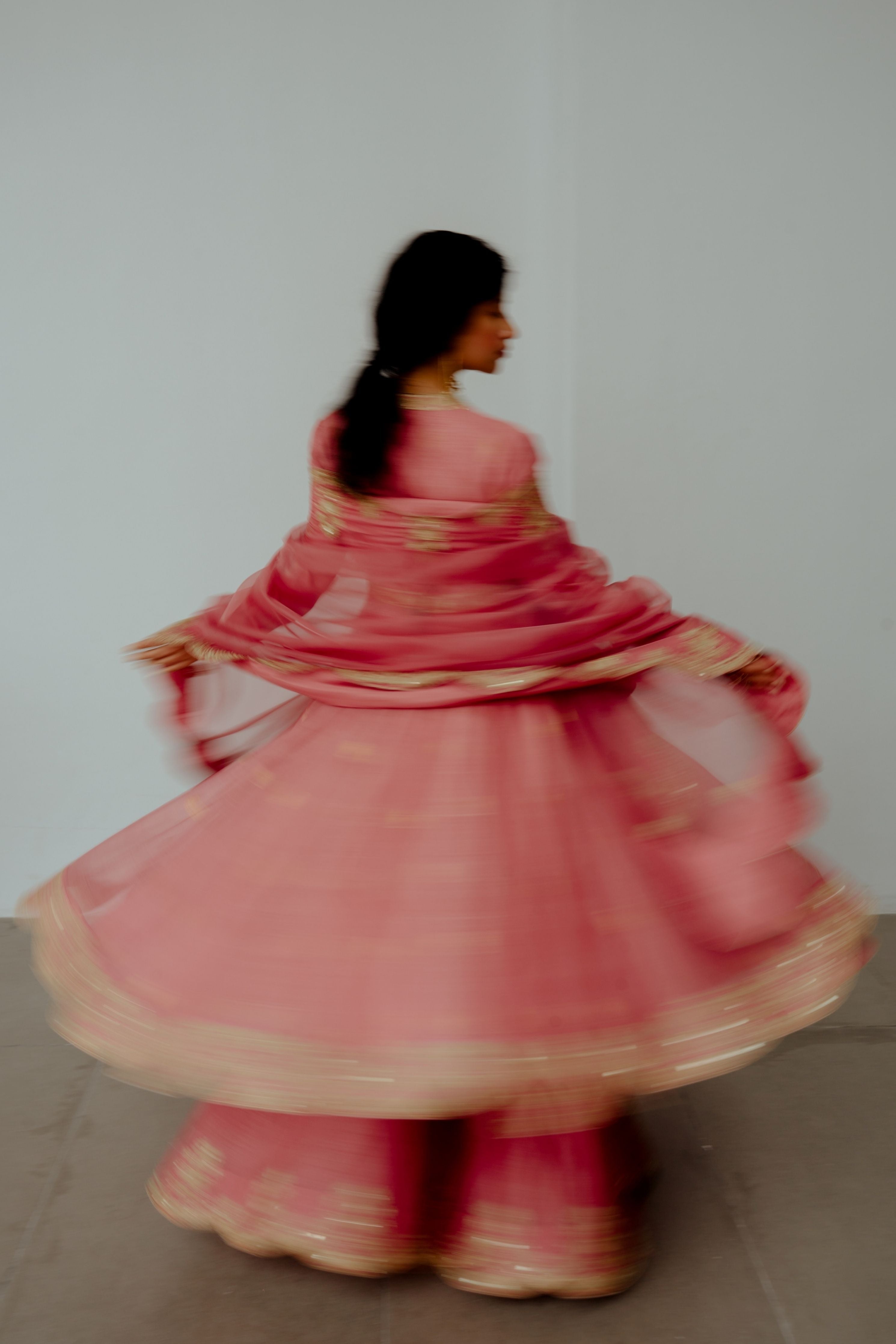 Gulab Old Rose Anarkali Set
