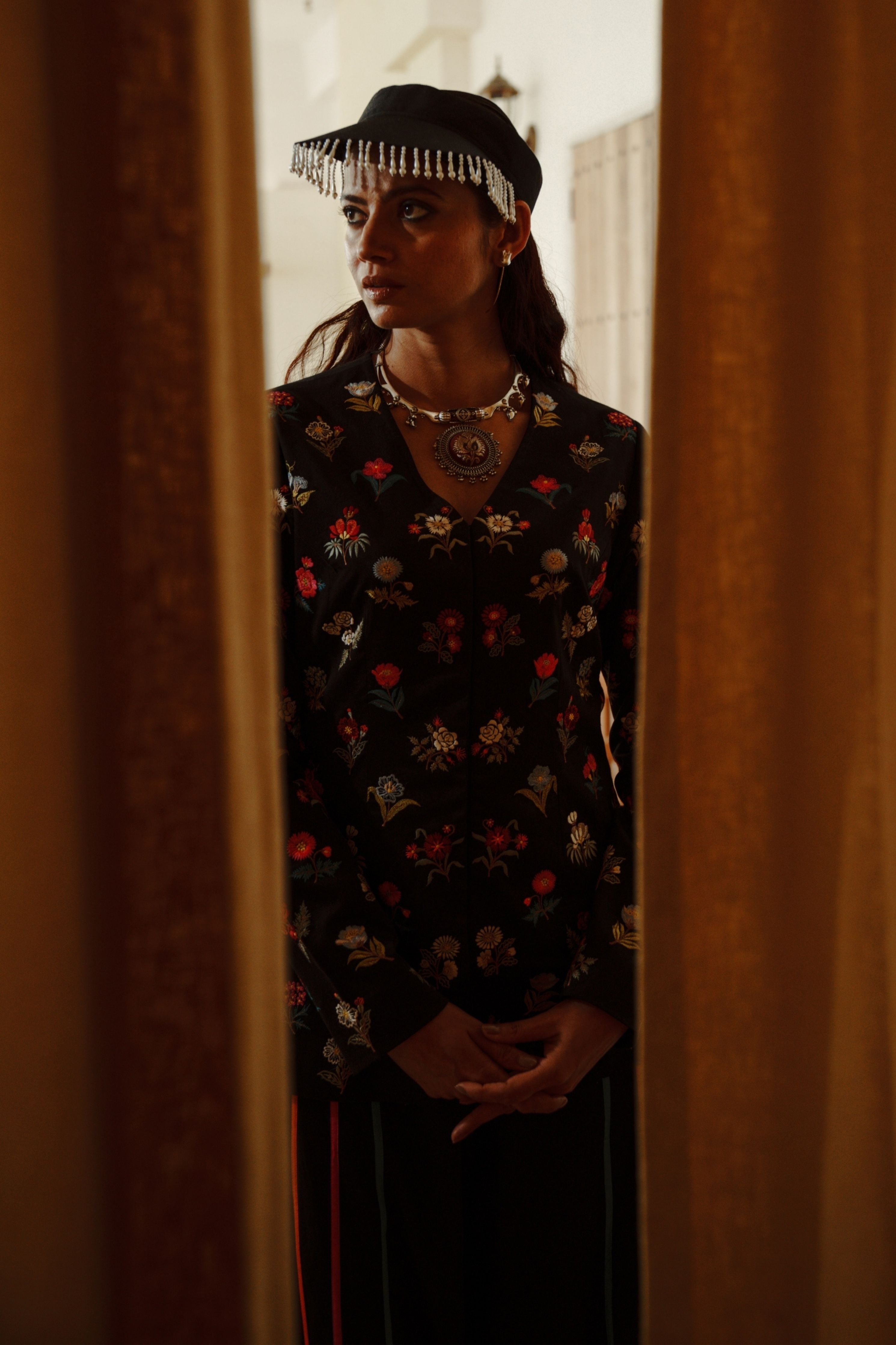 Garden City Black Jacket Set