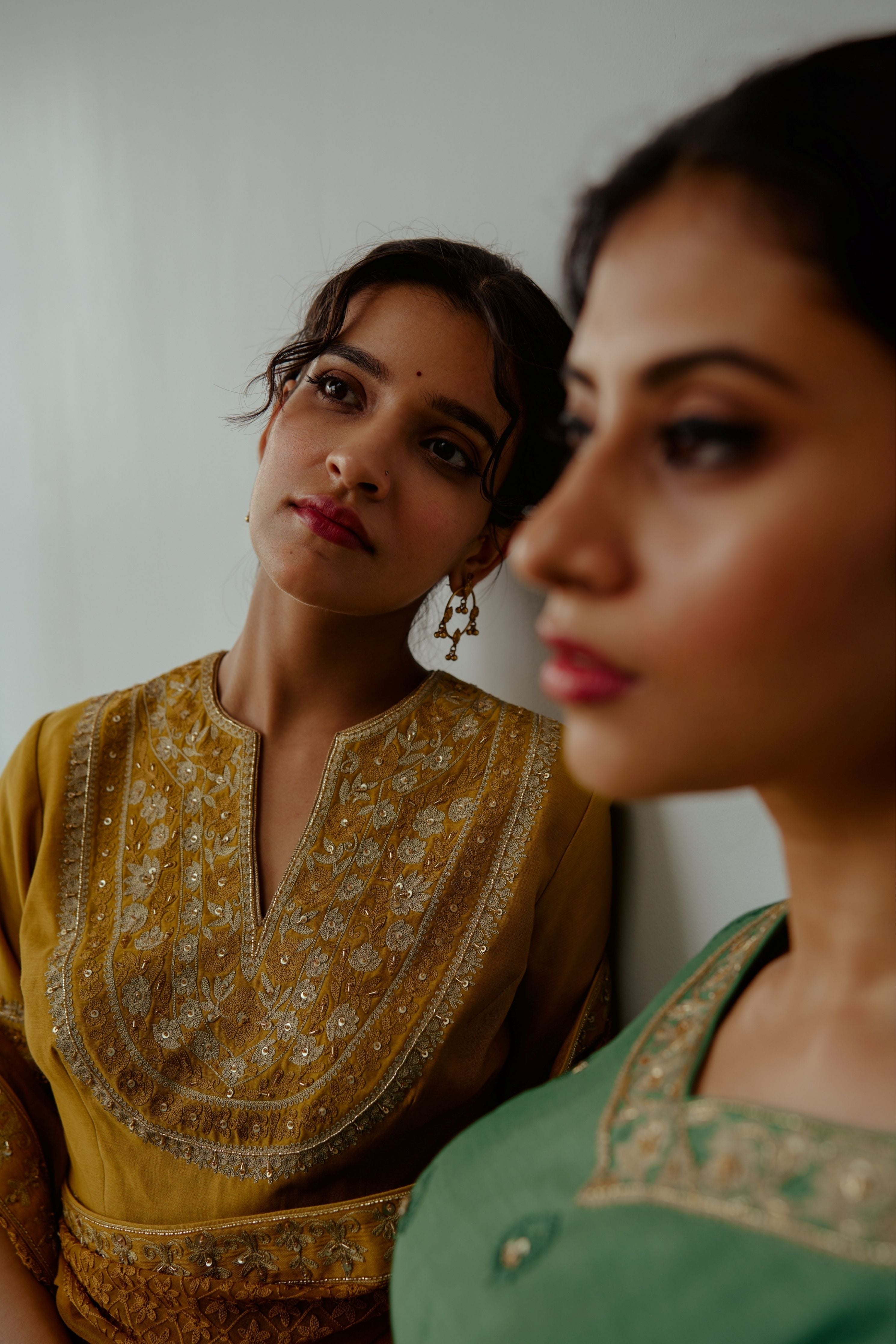 Basanti Musturd Saree Set