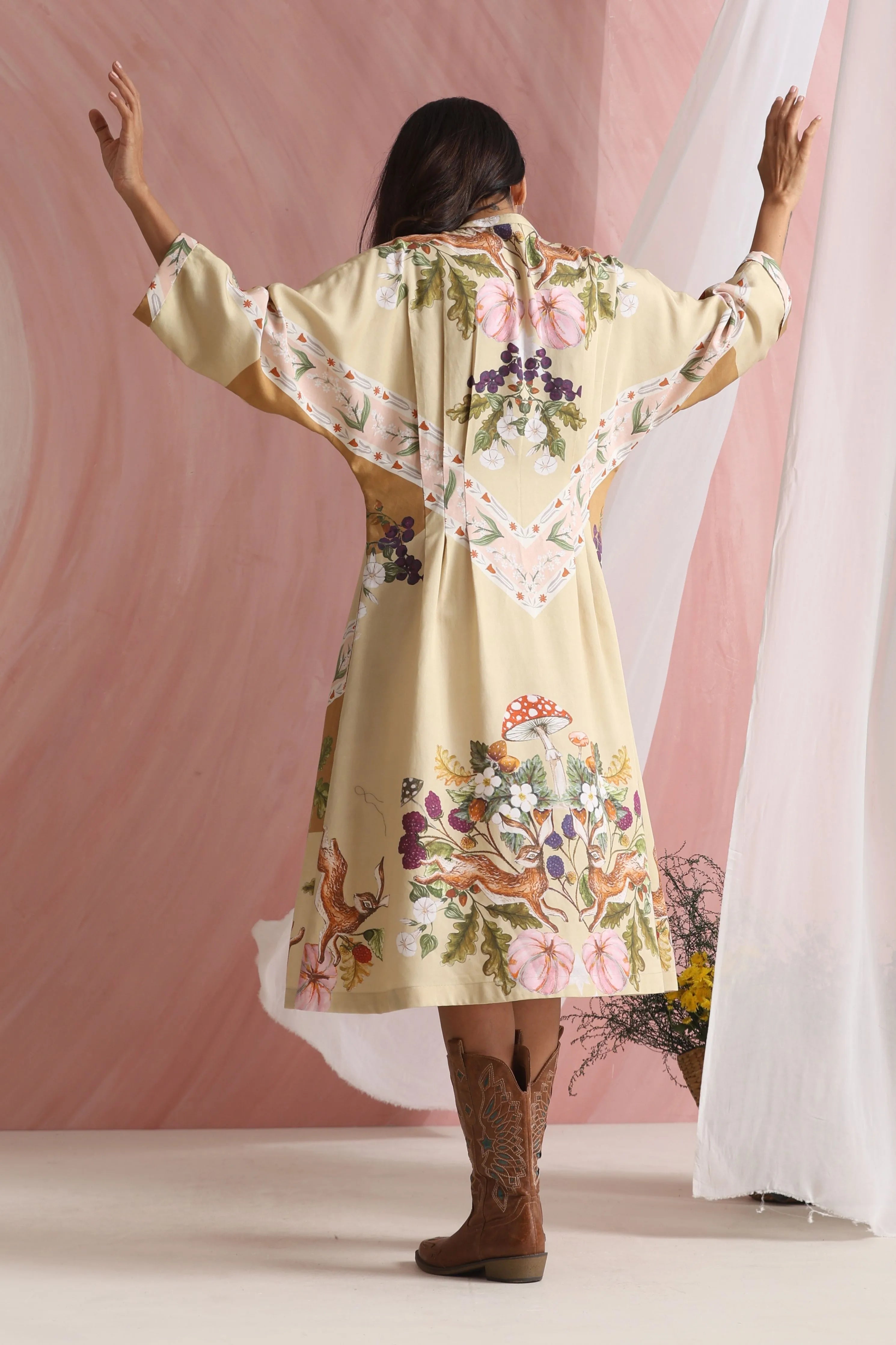 Twilight Pleat Dress