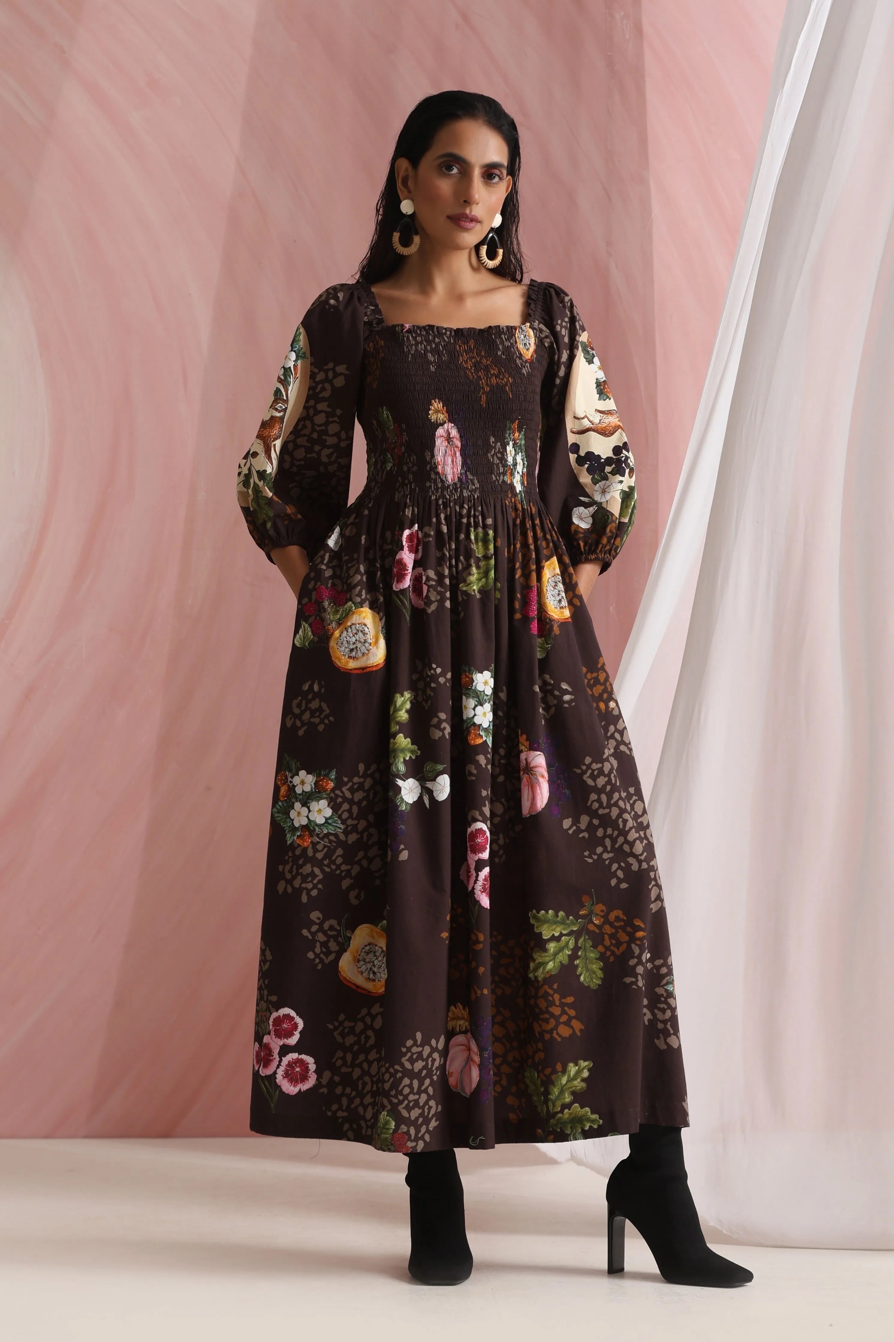 Faunelle Smock Dress