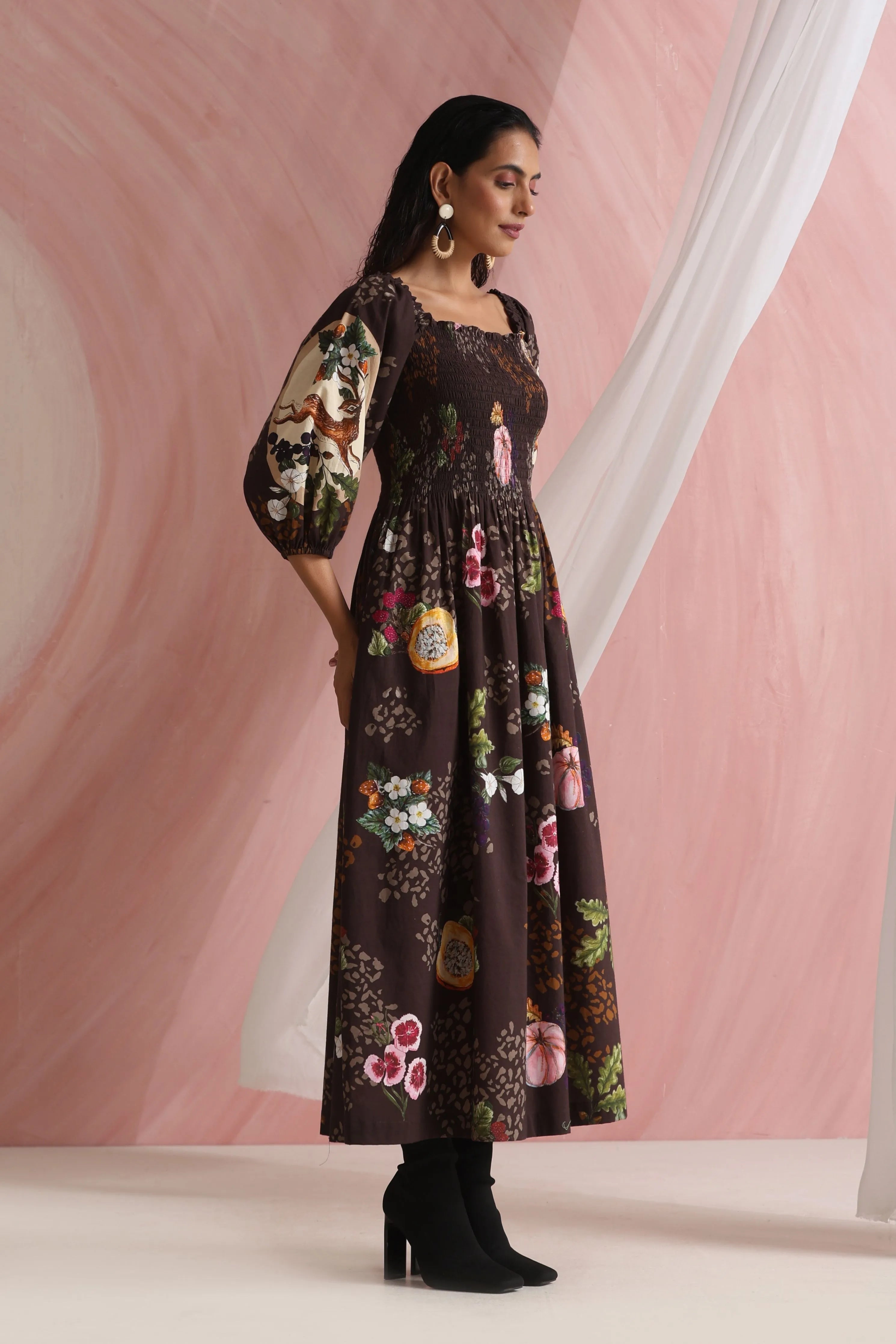 Faunelle Smock Dress