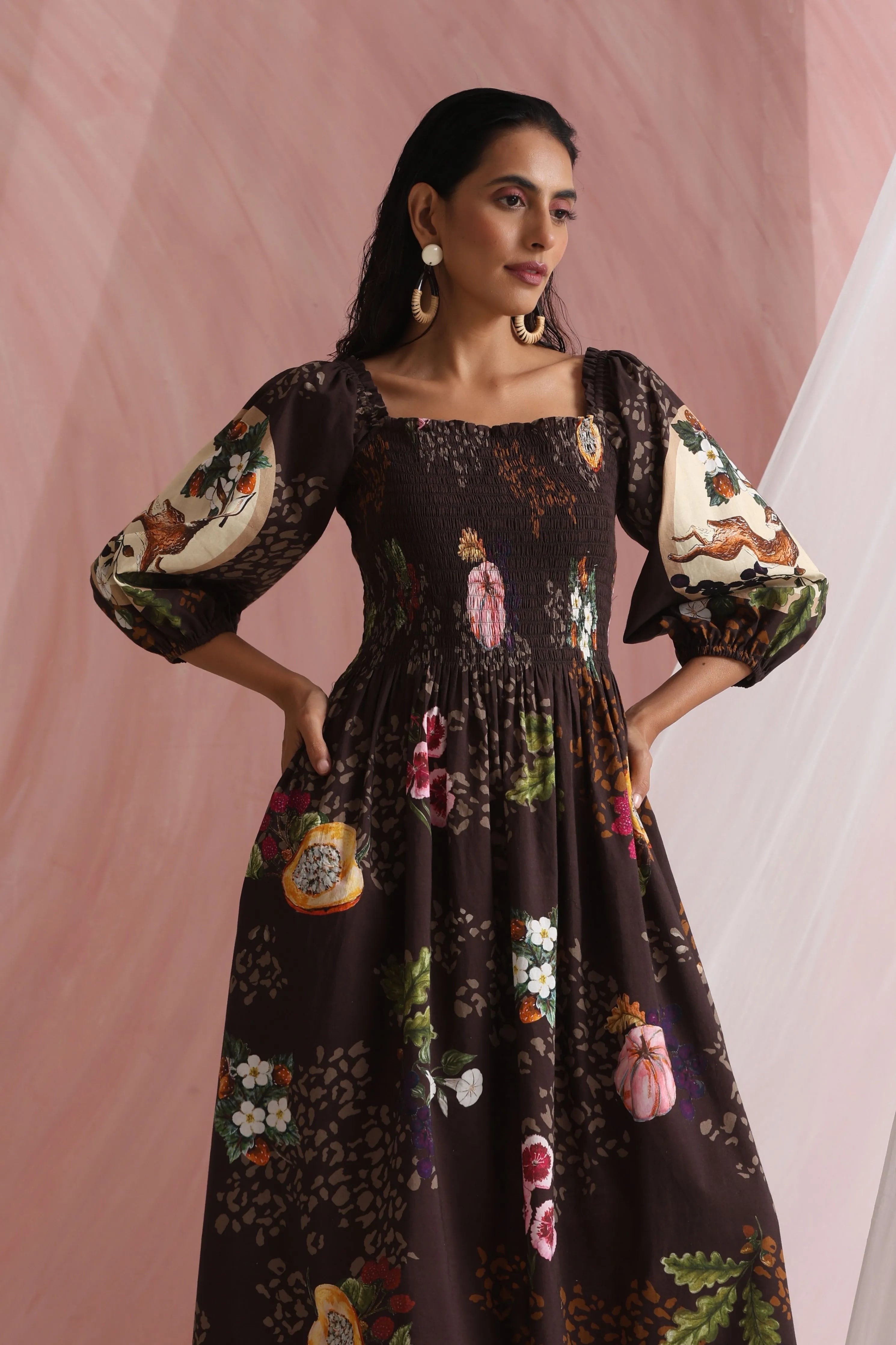 Faunelle Smock Dress