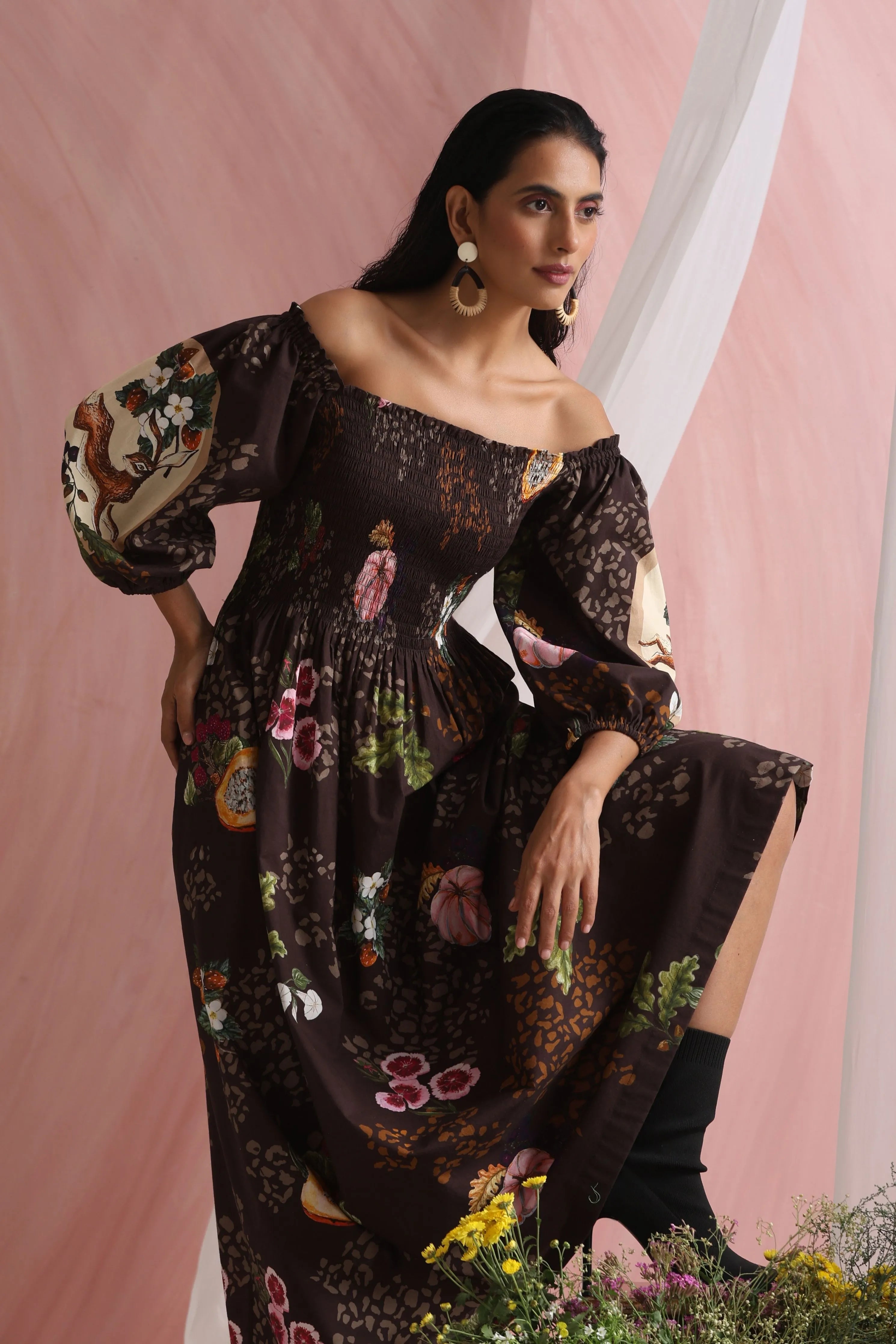 Faunelle Smock Dress