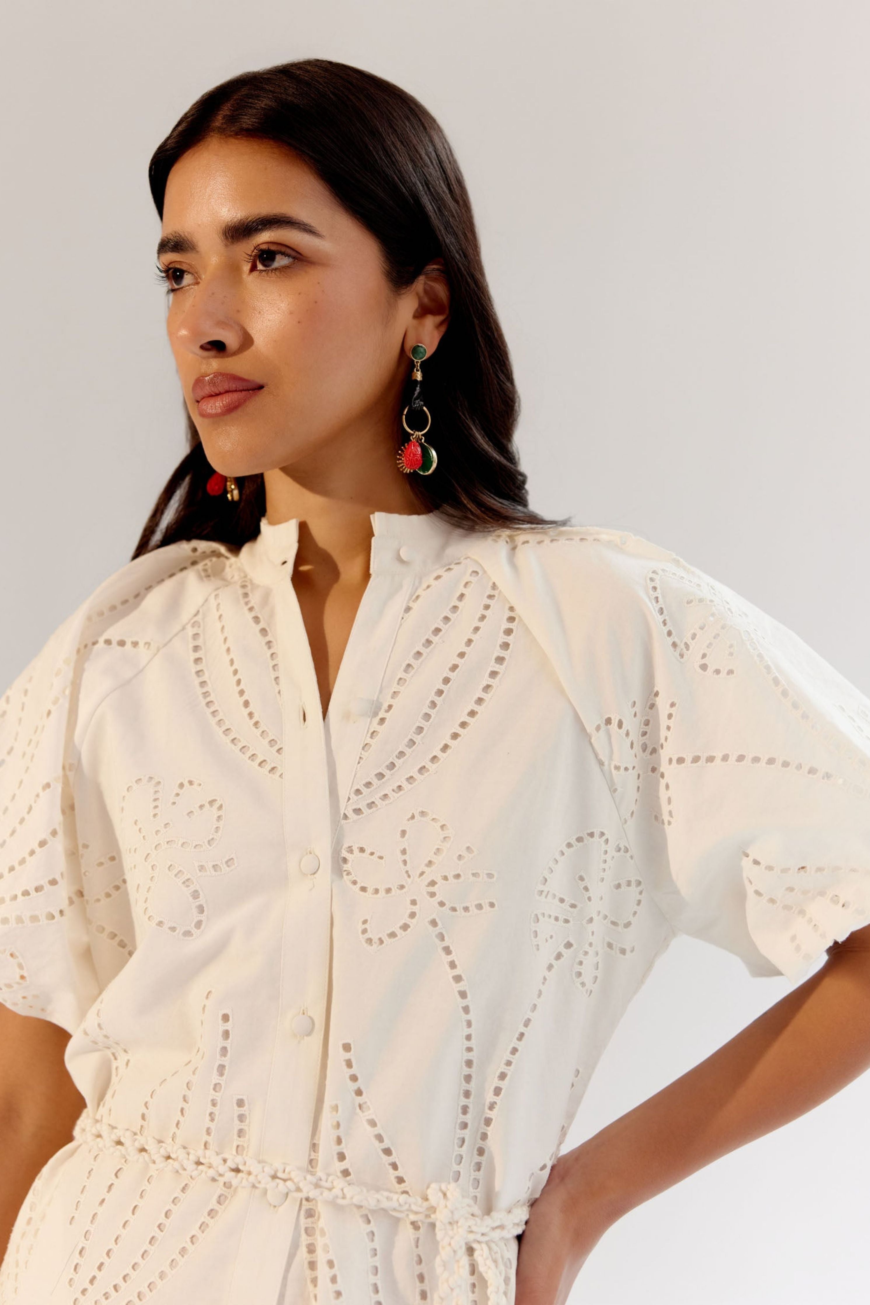 White Florence Mini Dress